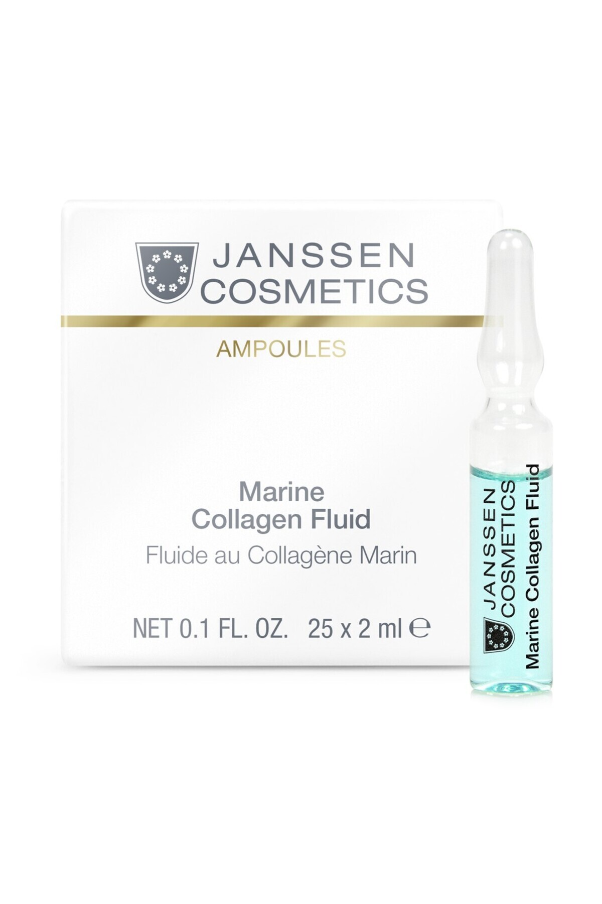 Janssen Cosmetics Marine Collagen Fluid Ampul 25x2ml - Sıkılaştırma ve Kırışıklık Ampulü-TEKLİ