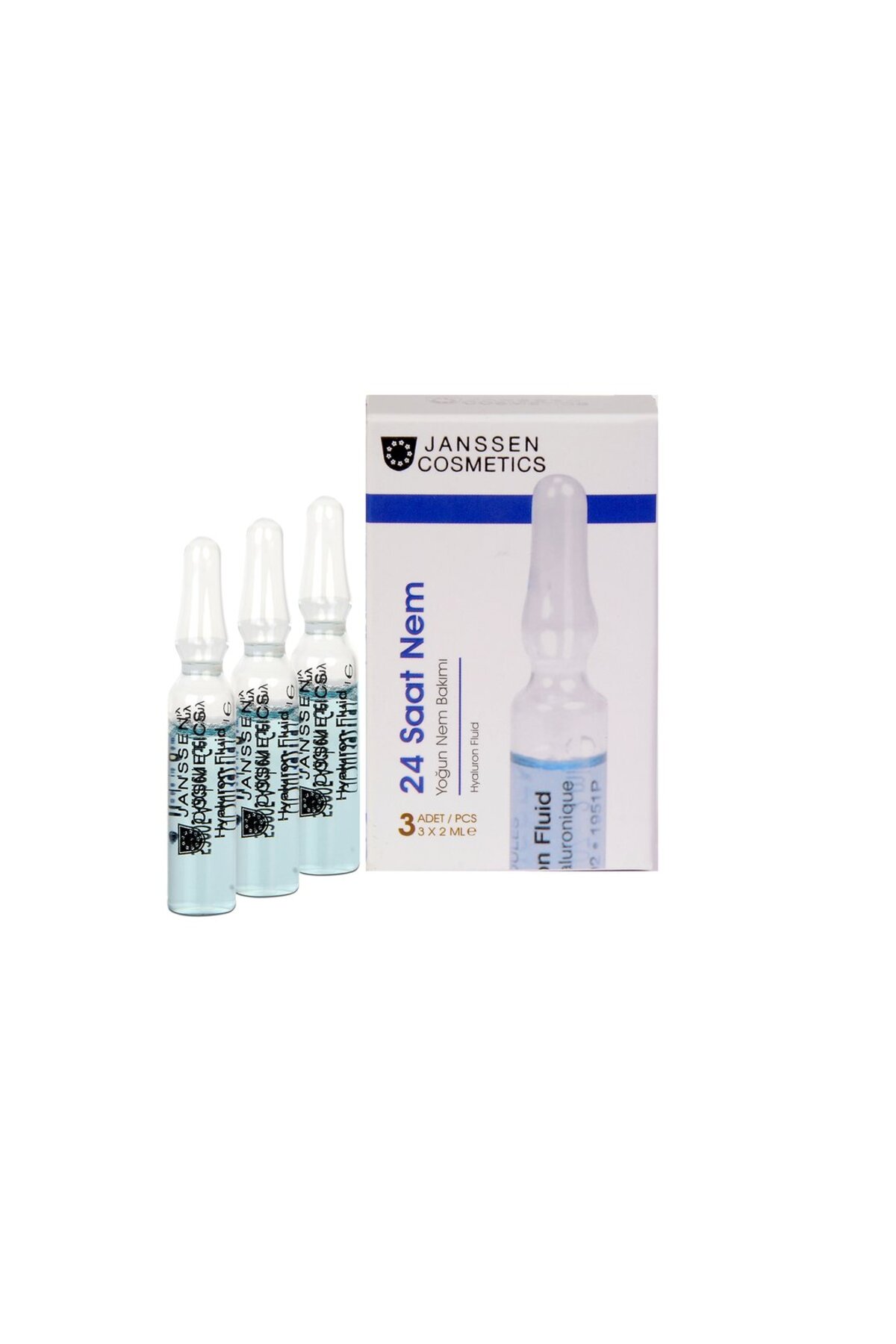 Janssen Cosmetics Janssen Hyaluron Fluid Ampul 3' Lü Set - Yoğun Nem ve Dolgunluk Veren Ampul
