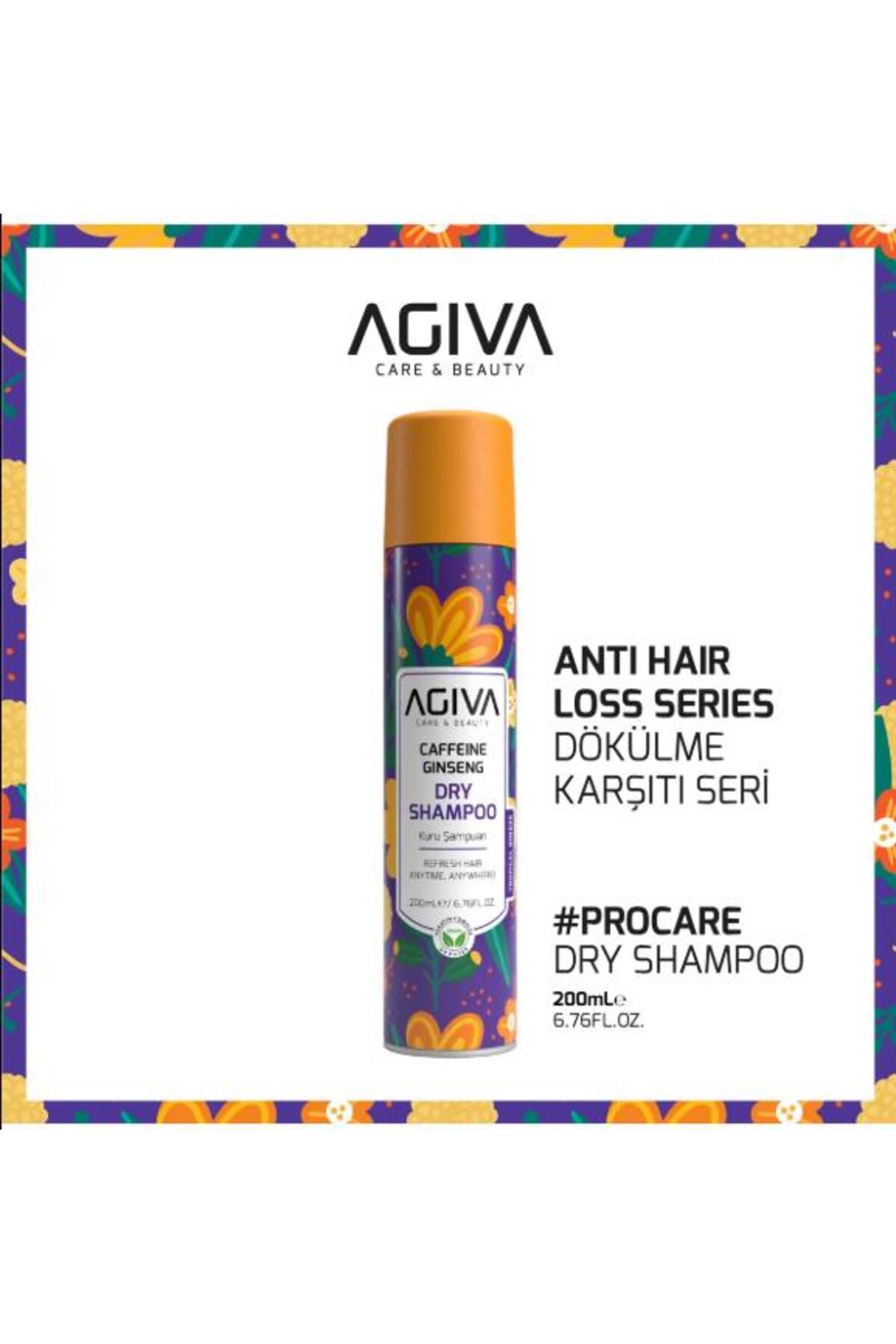 Agiva Caffeine Ginseng Pro Care Saç Dökülmesine Karşı Kuru Şampuan 200 ml