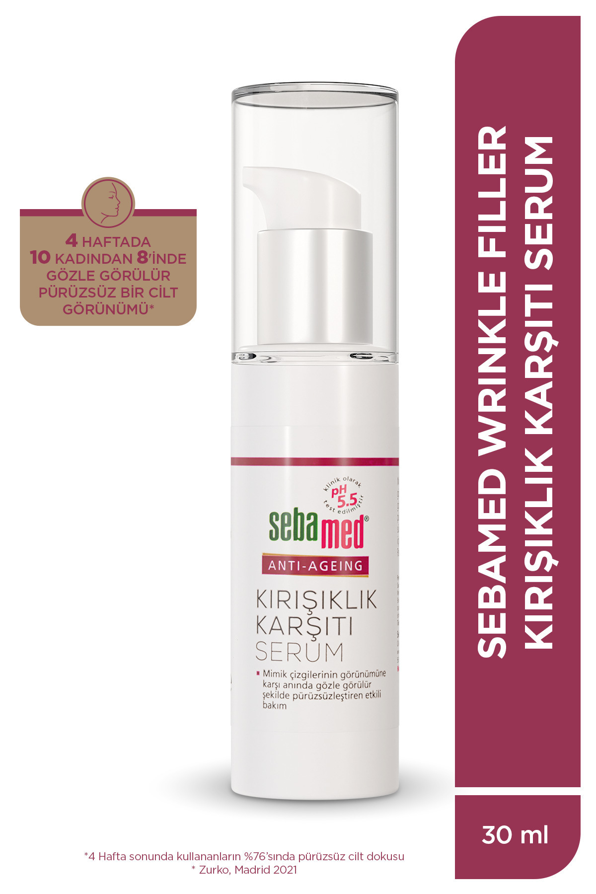Sebamed Anti-Ageing Üçlü Hyaluron Kompleksi Kırışıklık ve Lifting Yaşlanma Karşıtı Serum 30 ml