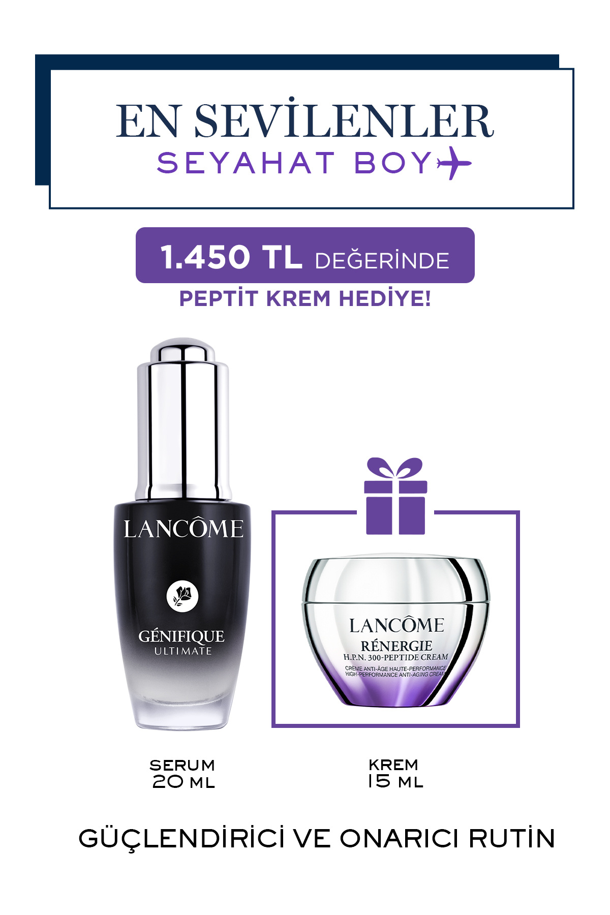 Lancome Güçlendirici ve Onarıcı Rutin Set 7829999999218