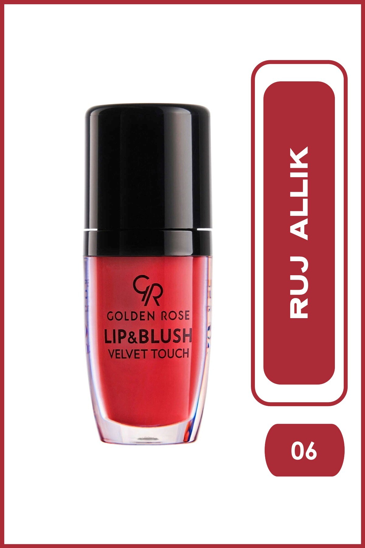 Golden Rose Lip&Blush Velvet Touch 06 Likit Ruj&Allık 4,5 ml