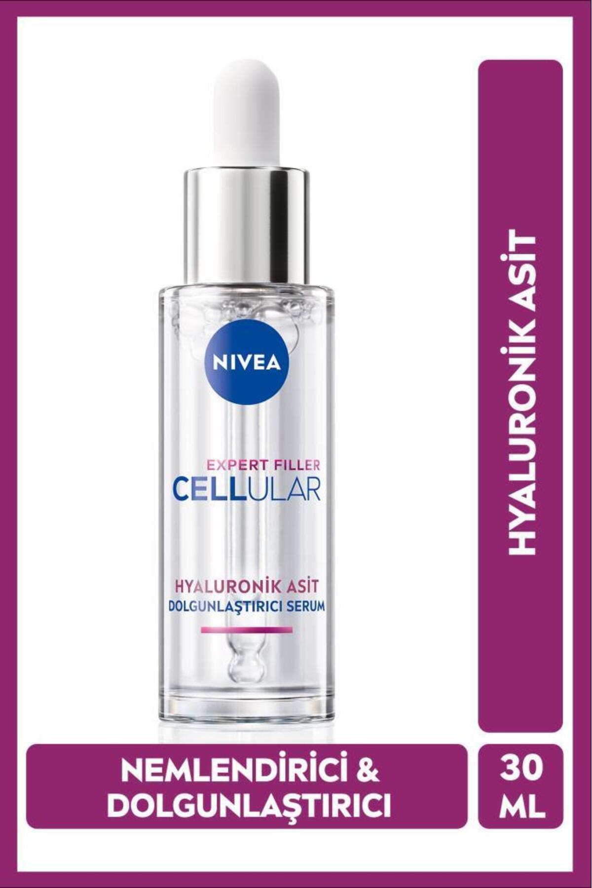 NIVEA Cellular Expert Filler Yoğun Nemlendirici Serum 30ml,Hyaluronik Asit,Kırışıklık Karşıtı