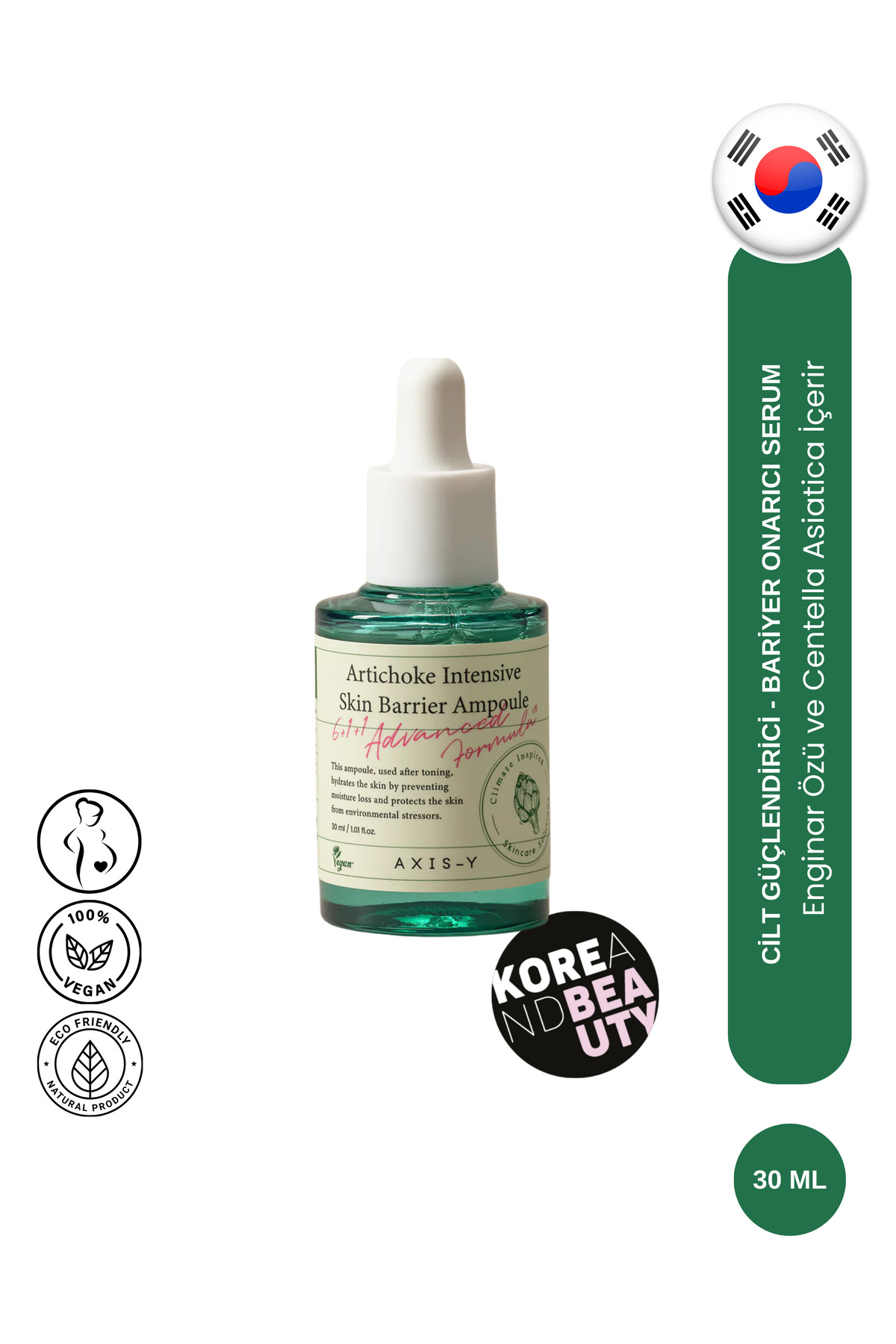 axis-yy Artichoke Intensive Skin Barrier Ampoule 30 ml | Enginar Özlü Yoğun Ampul Serum