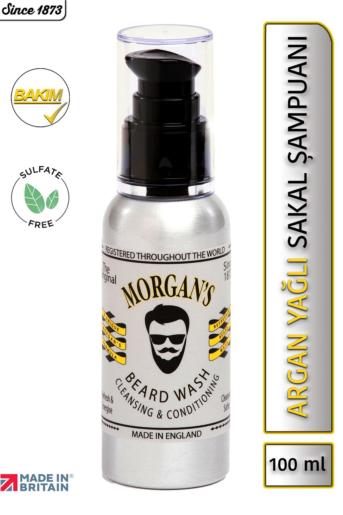 Morgan's Pomade Beard Wash - Argan Yağlı Sakal Bakım Şampuanı 100 ml