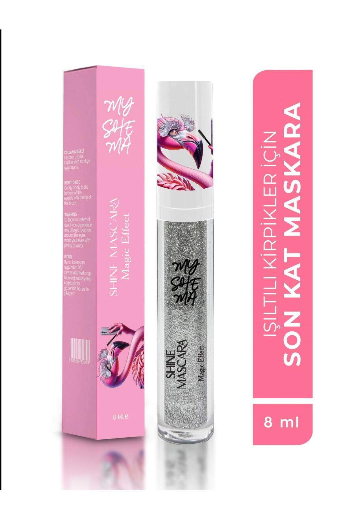 myshema Shine Mascara Magic Effect - Işıltılı Kirpikler 8 ml