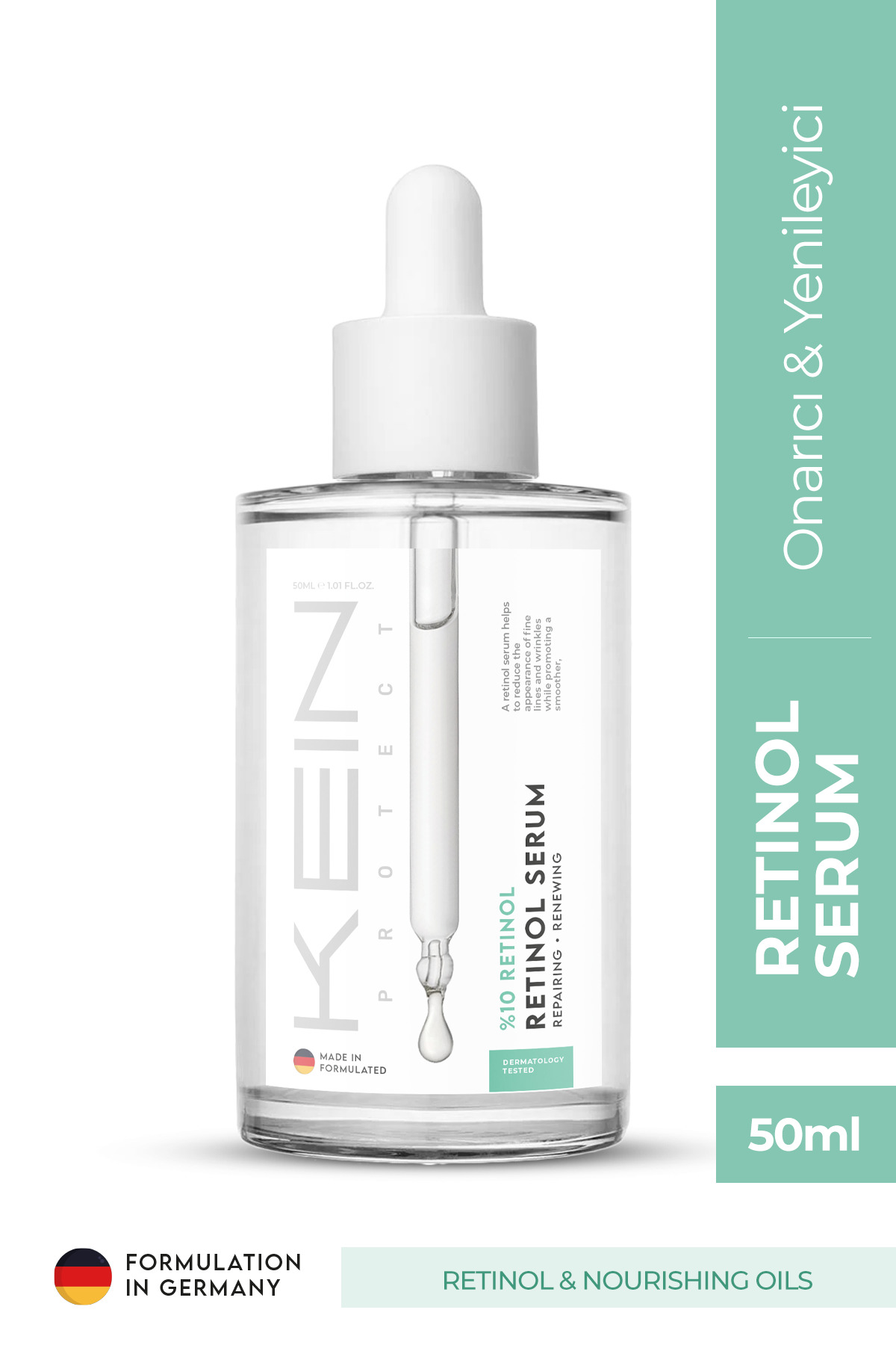 PROTECT KEIN Ton Eşitleyici,Leke Karşıtı Aydınlatıcı Retinol Serum 50ml