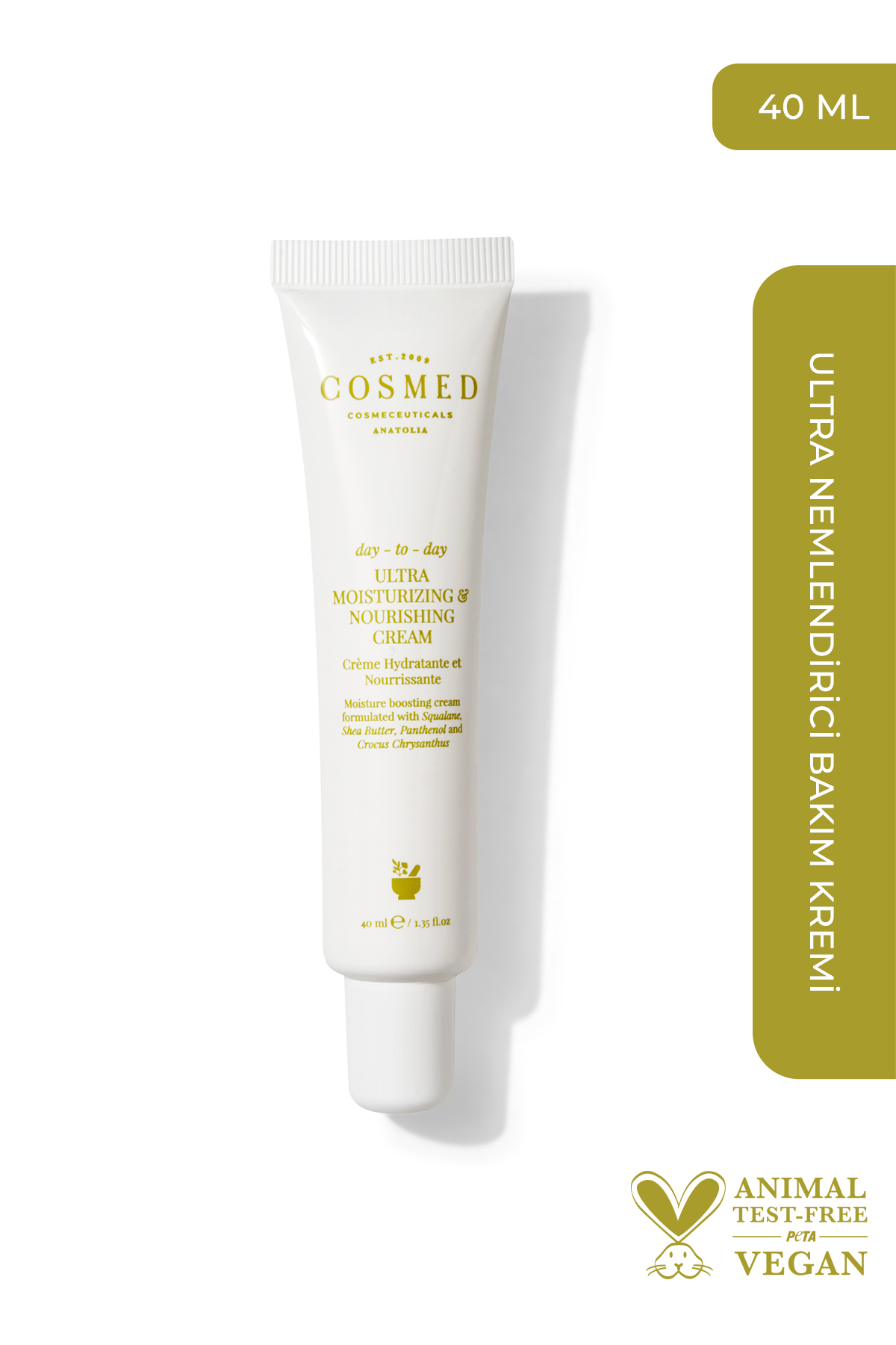 COSMED Ultra Nemlendirici Bakım Kremi /Day to Day ULTRA MOISTURIZING & NOURISHING CREAM 40 ML