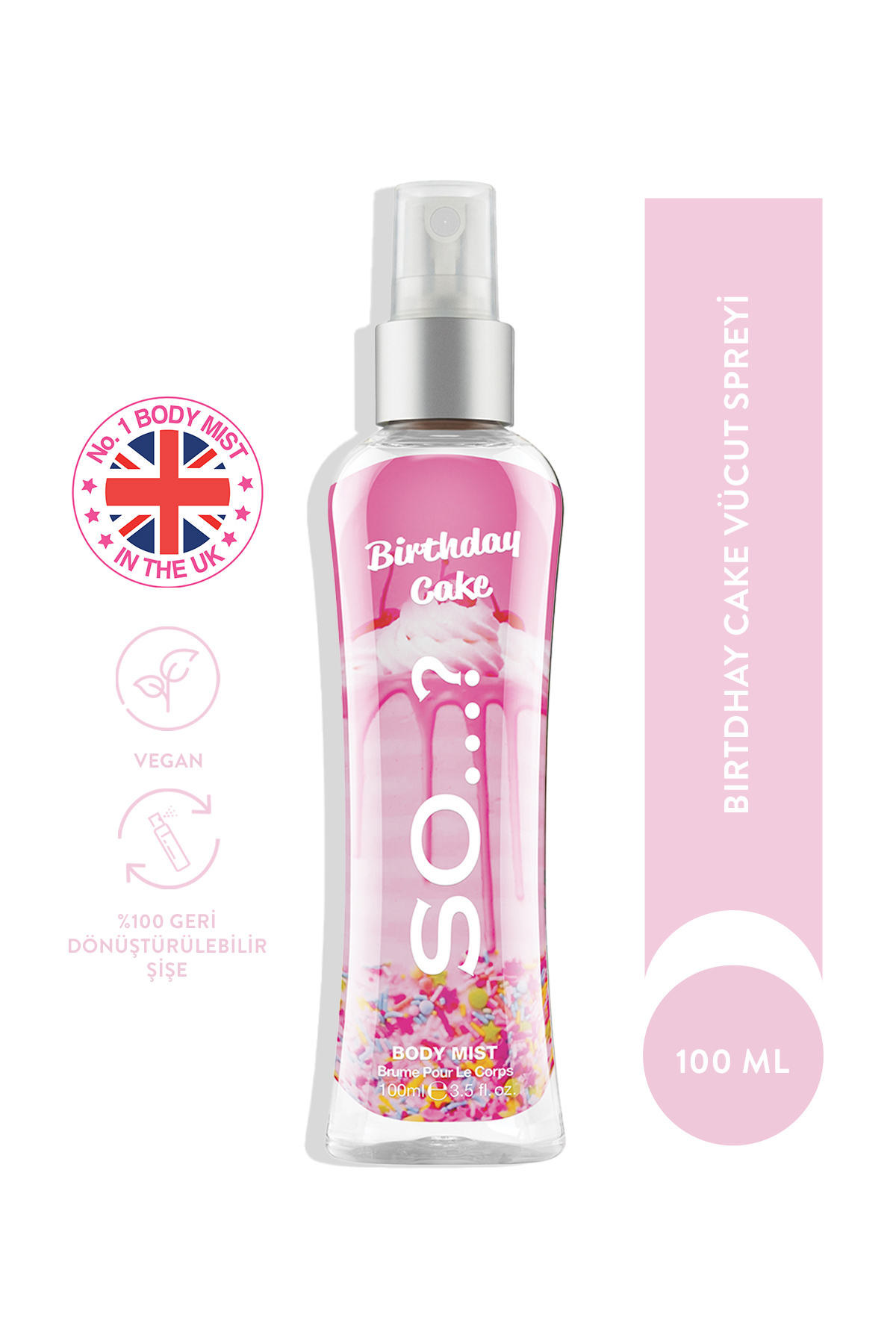 So Fragrance Birthday Cake Vücut Spreyi 100 ML