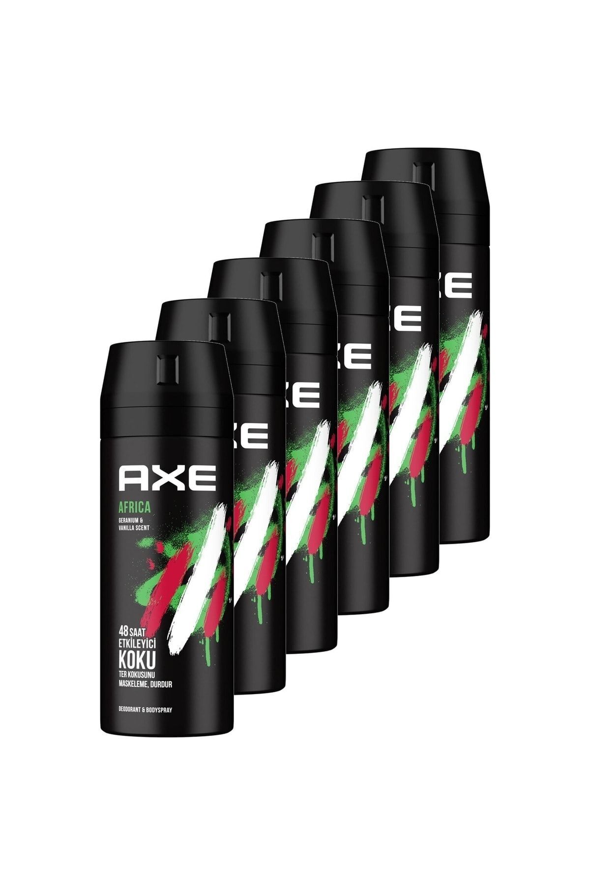 Axe Men Deodorant Africa 150 Ml - 6'lı Avantaj Seti