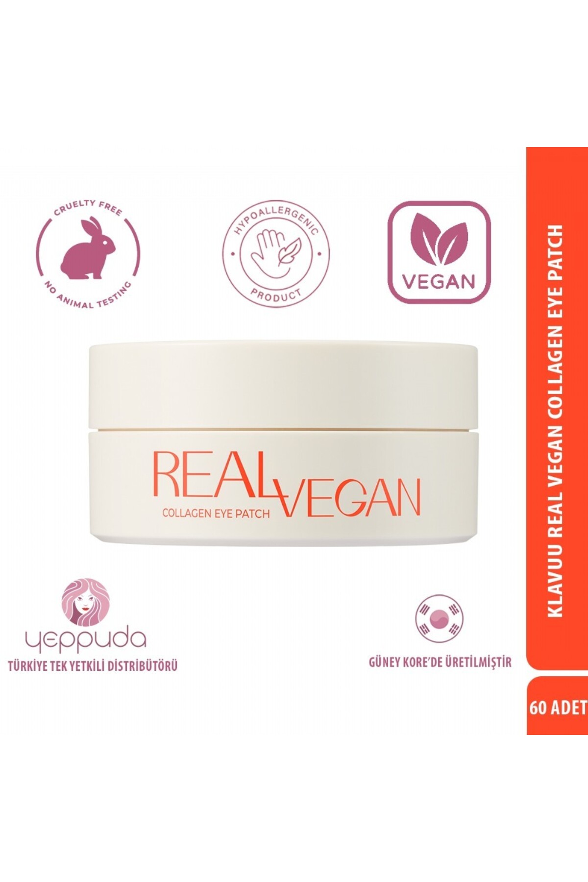 Klavuu Niasinamid Ve Bitkisel Kolajen Içeren Aydınlatıcı&kırışıklık Karşıtı Göz Maskesi Real Vegan Collagen