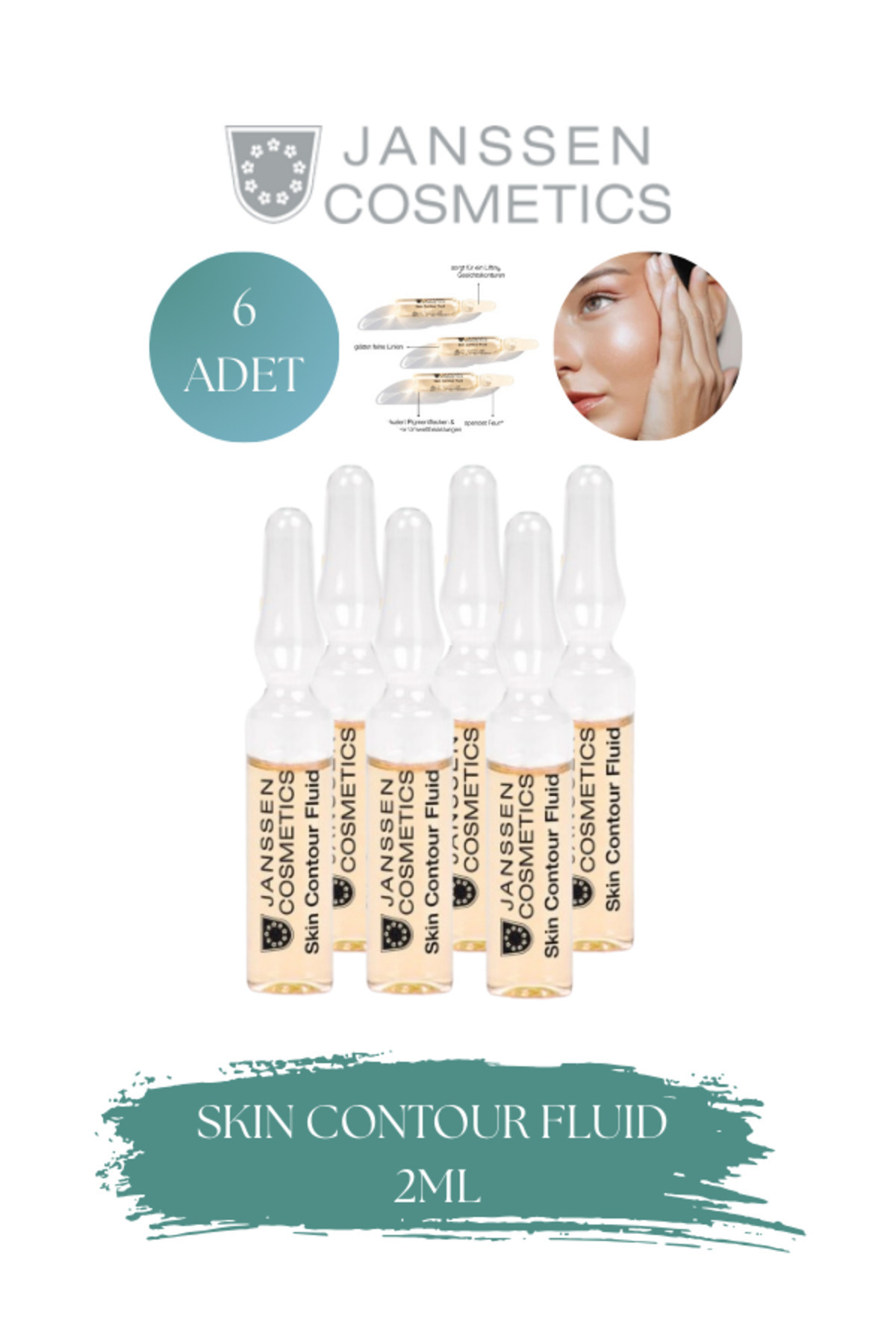 Janssen Skin Contour Fluid Cilt Toparlayıcı Ampul 6'Lı