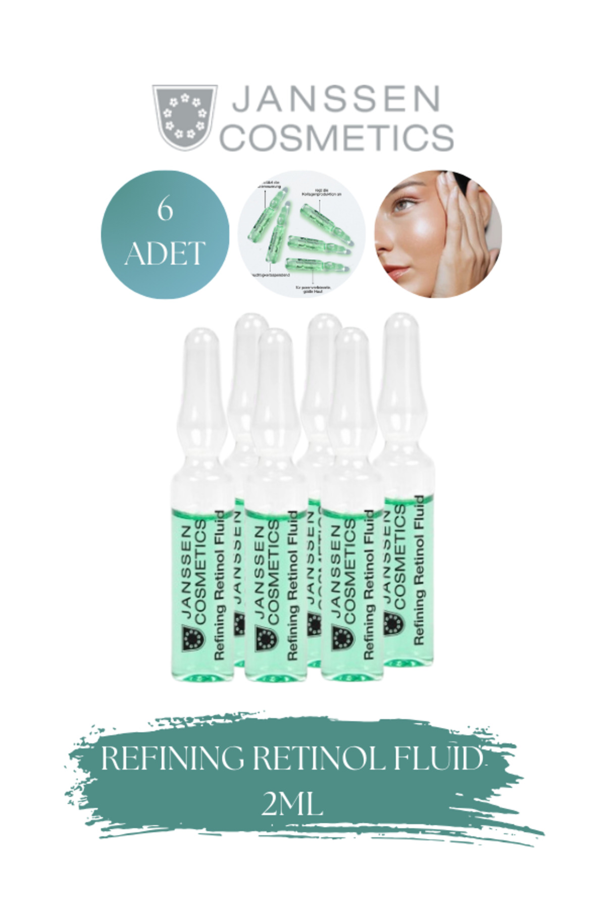 Janssen Cosmetics Janssen Cosmetıcs Refining Retinol Fluid 2 Ml X 6 Ampul