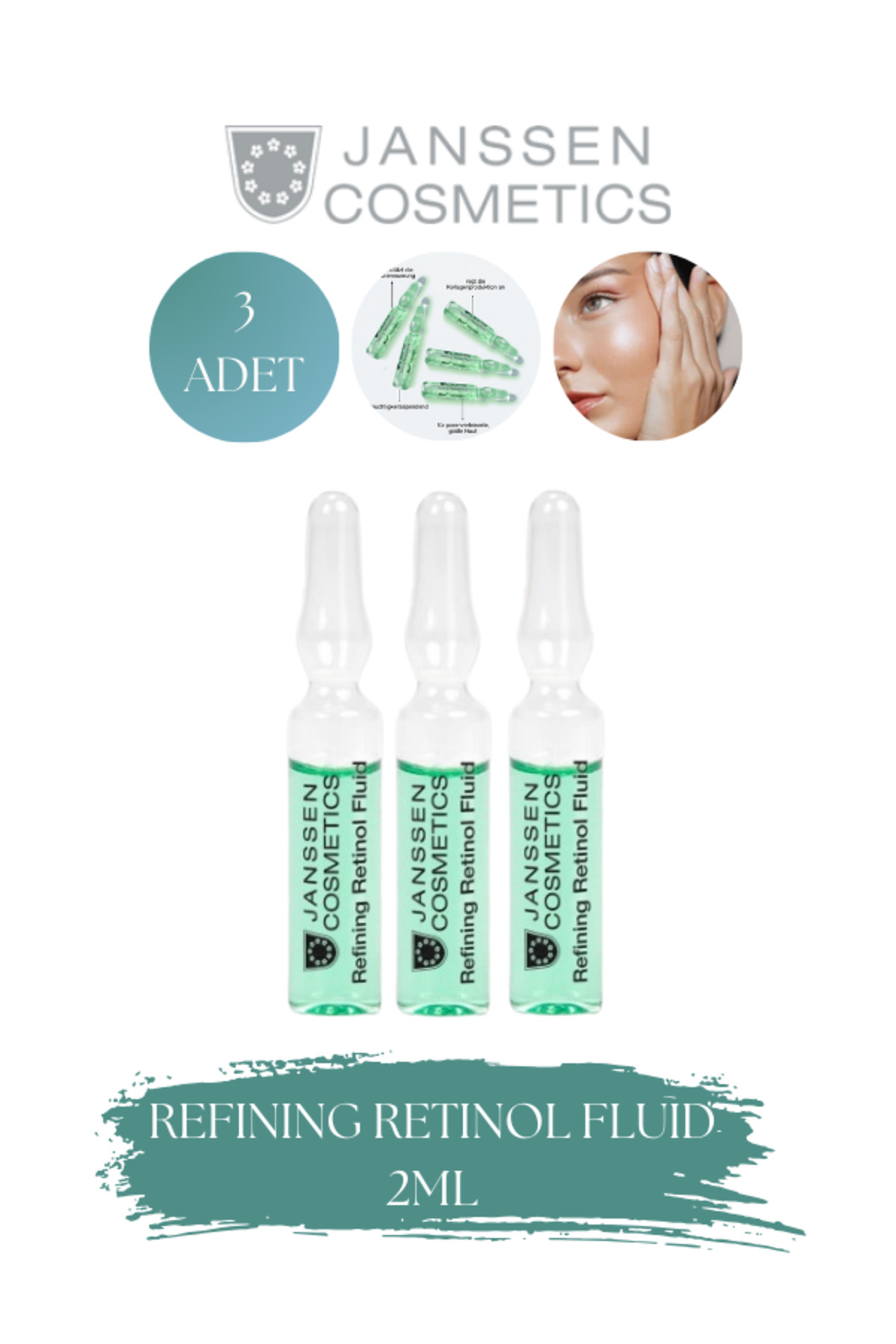 Janssen Cosmetics Janssen Cosmetıcs Refining Retinol Fluid 2 Ml X 3 Ampul