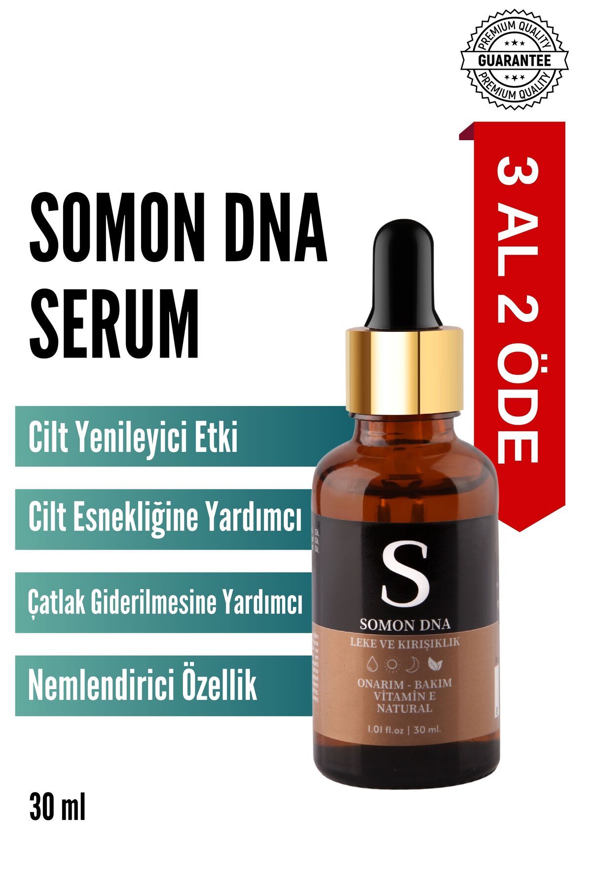 For You Gold Somon Dna Serum - Leke & Yaşlanma Karşıtı, Onarım, Bakım Cilt Yüz Bakım Serumu