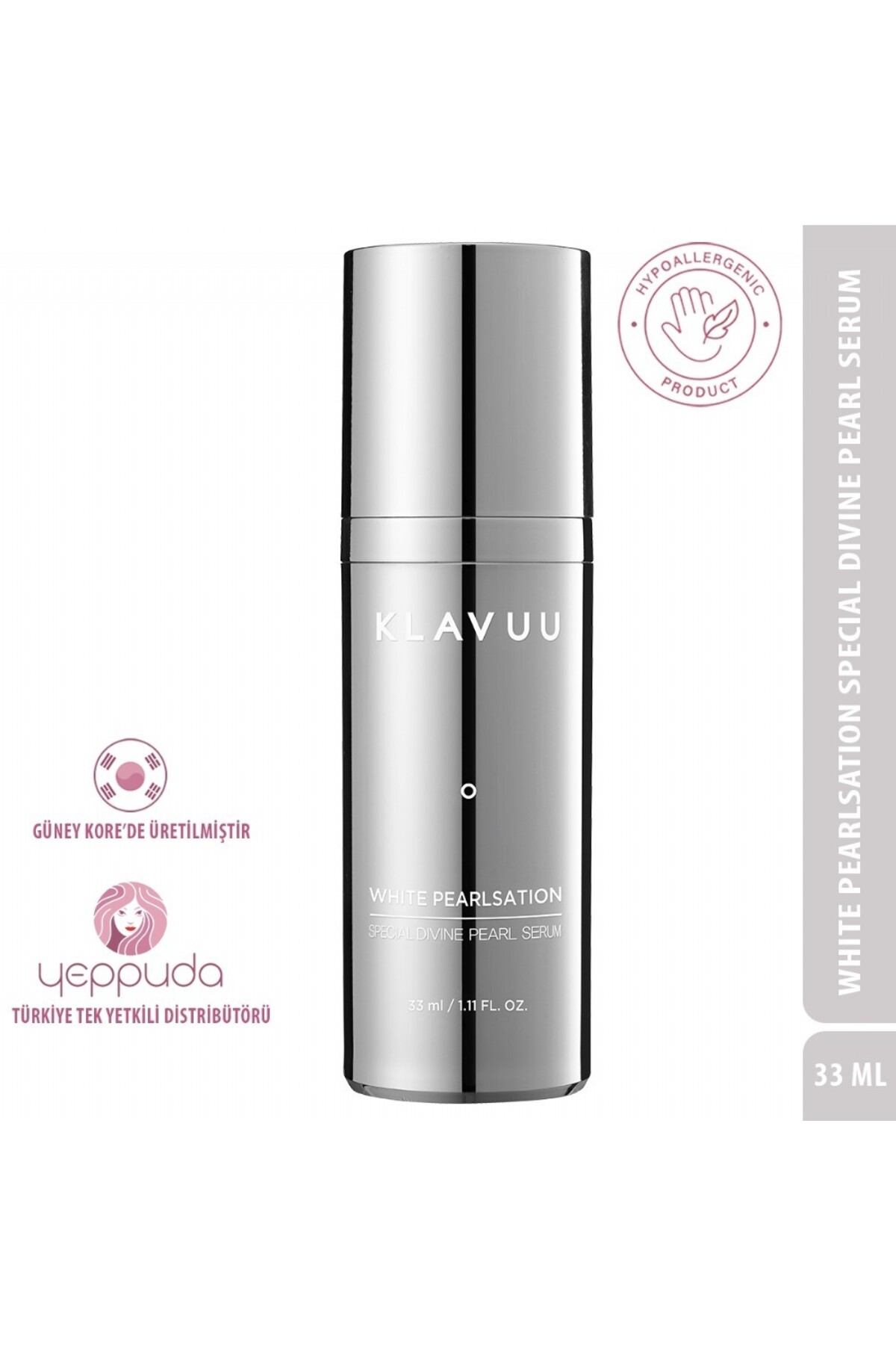 Klavuu Kore İncisi Özlü Kırışıklık Karşıtı ve Aydınlatıcı White Pearlsation Special Divine Pearl Serum