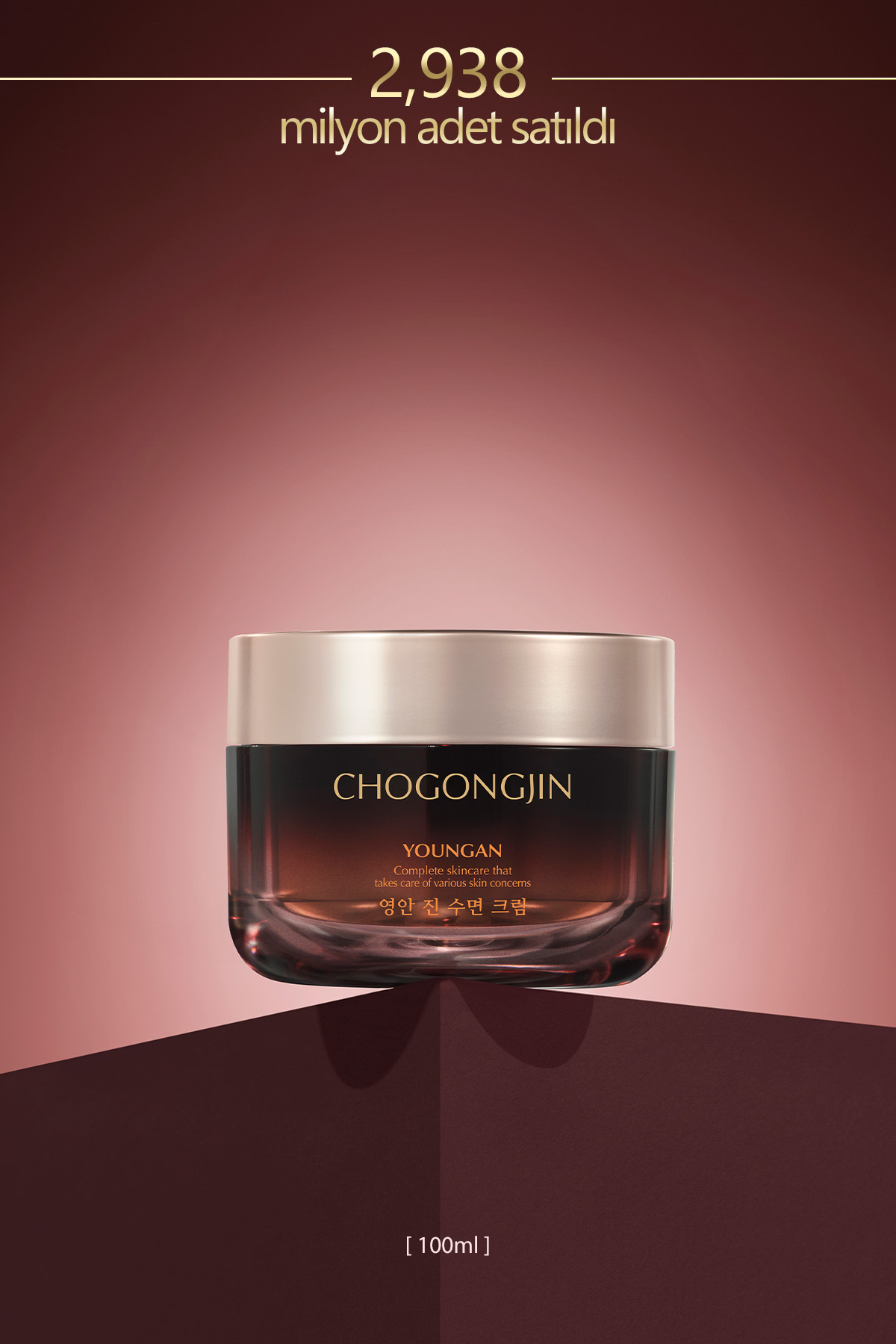 Missha Oryantal Bitkisel İçerikli Yaşlanma Karşıtı Gece Bakım Kremi CHOGONGJIN Youngan Jin Overnight Cream
