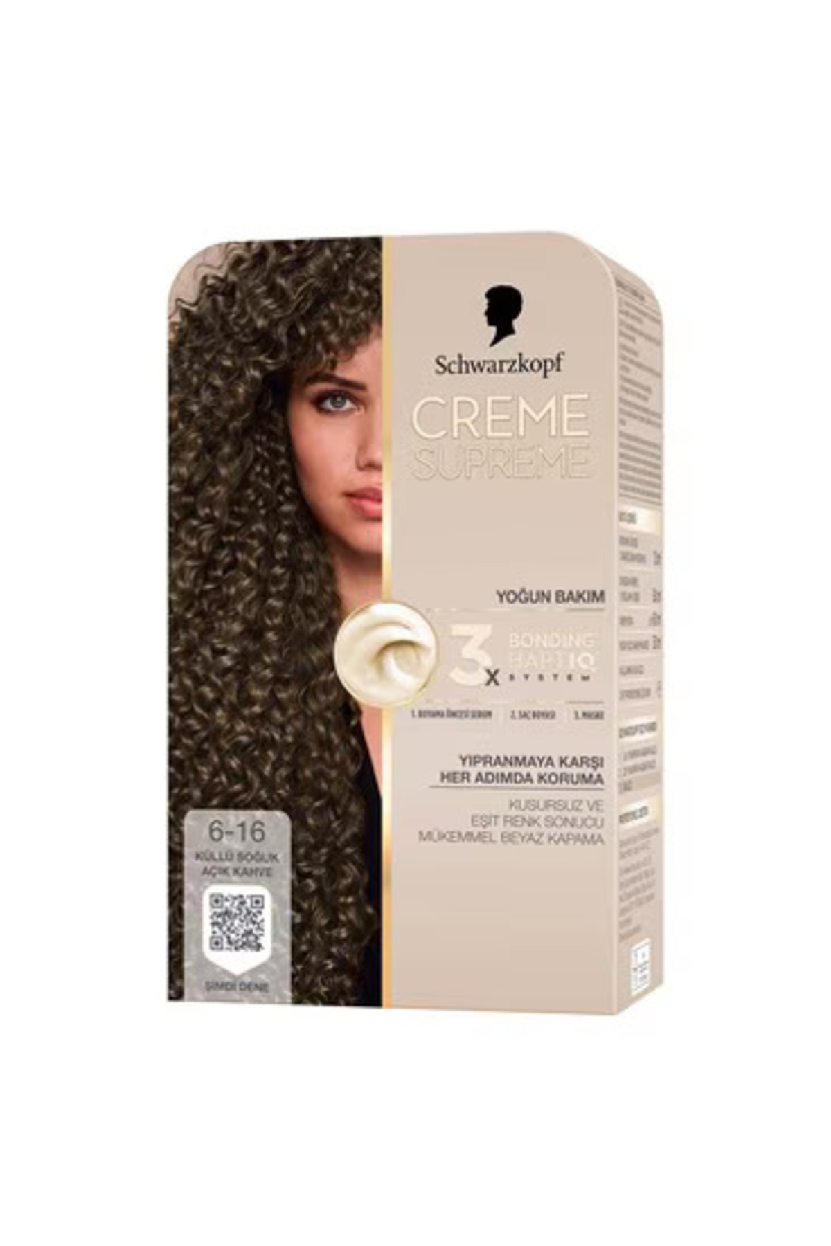 Schwarzkopf Creme Supreme Saç Boyası Küllü Soğuk Açık 6-16