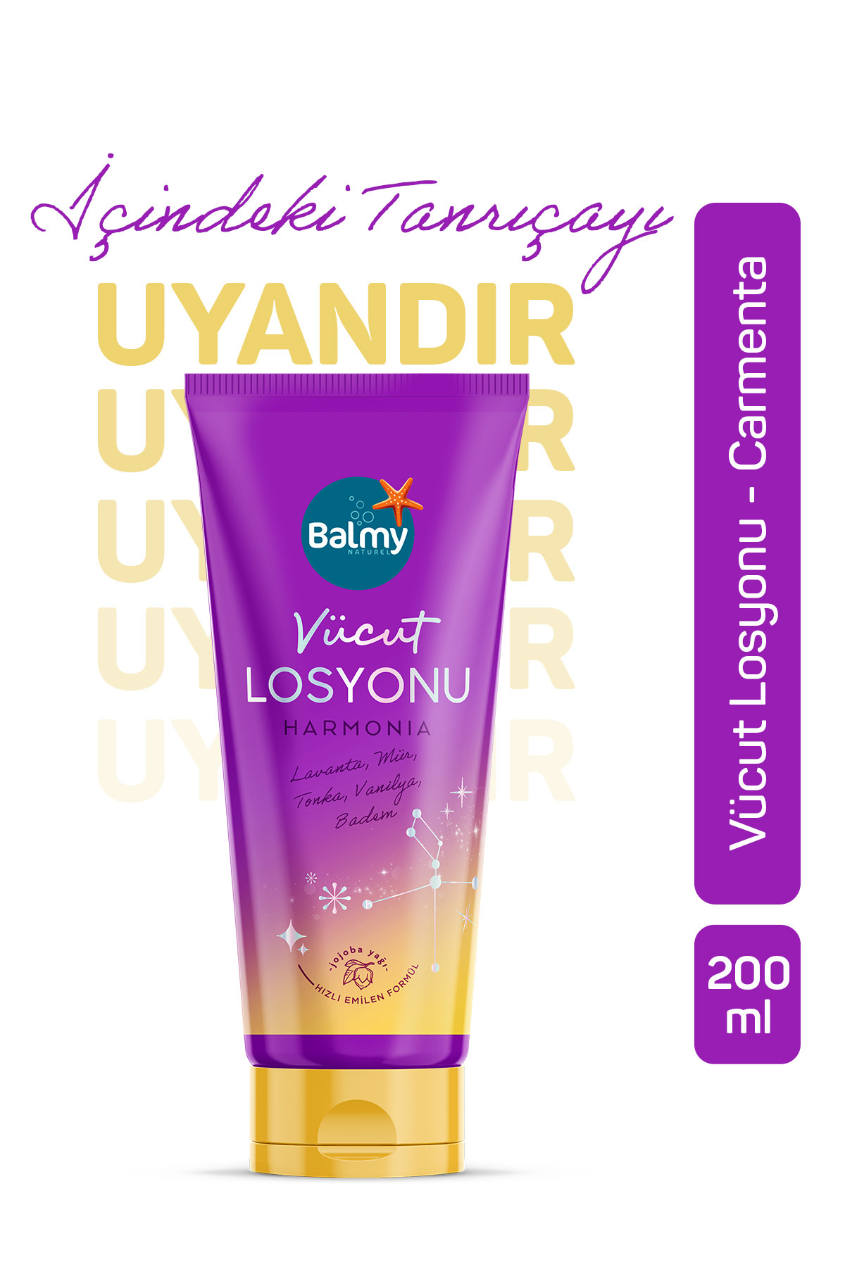 Balmy Harmonia Nemlendirici Vücut Losyonu,Çiçeksi ve Baharatlı Kokular 200 ml