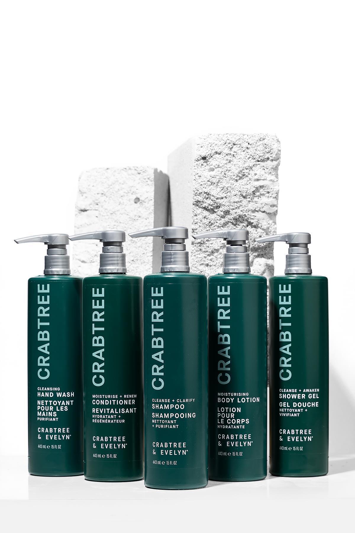 crabtree evelyn Crabtree & Evelyn Shampoo 443 ml Conditioner 443 ml Shower Gel 443 ml Body Lotion 443 ml Han