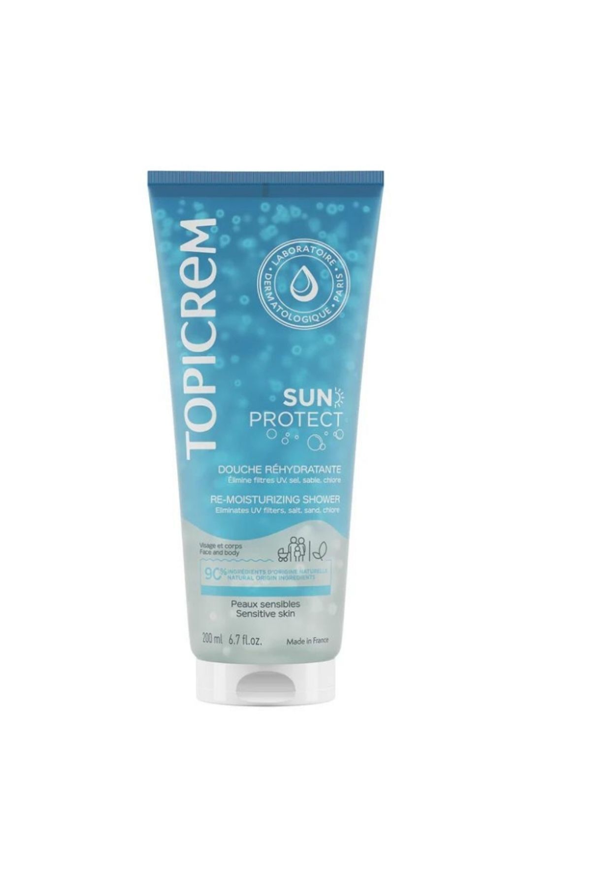 Topicrem Sun Protect Re-Moisturizing Shower 200 ml