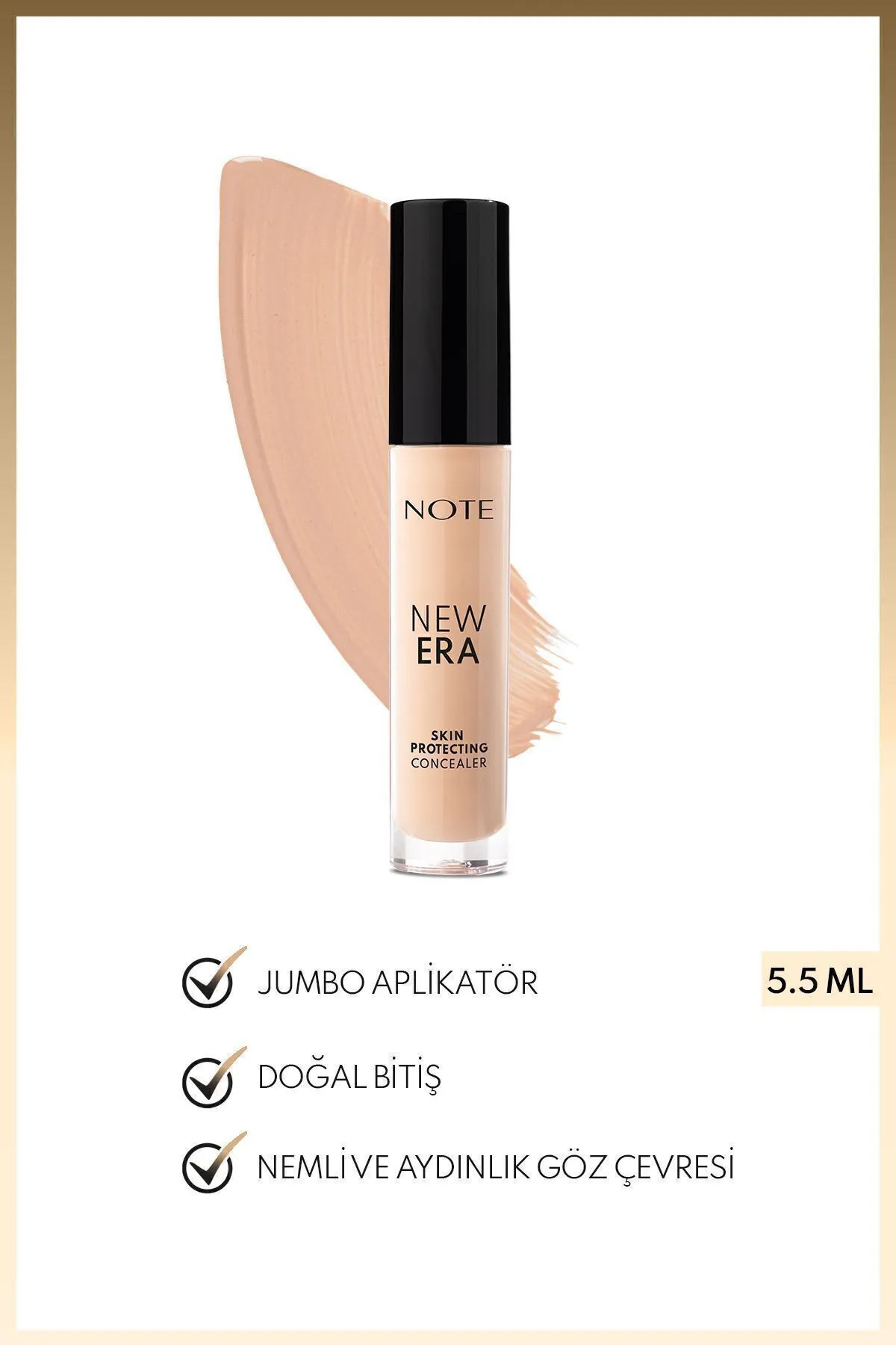 NOTE New Era Skin Protecting Concealer Nemli Bitişli Göz Altı Kapatıcısı - 20