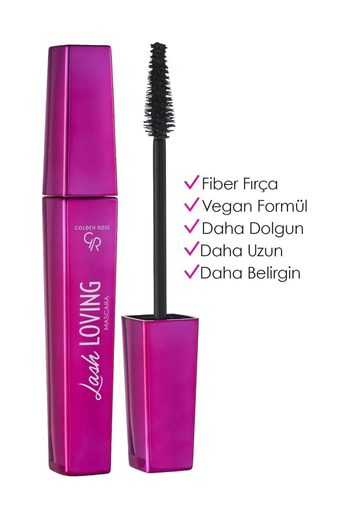 Golden Rose Lash Loving Mascara - Ekstra Hacim ve Uzunluk Veren Vegan Maskara
