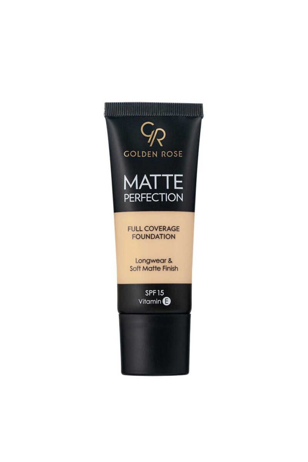 Golden Rose Matte Perfection Foundation Natural 01 Söğüt Özü & Üzüm Çekirdeği Yağlı Mat Fondöten 35 ml