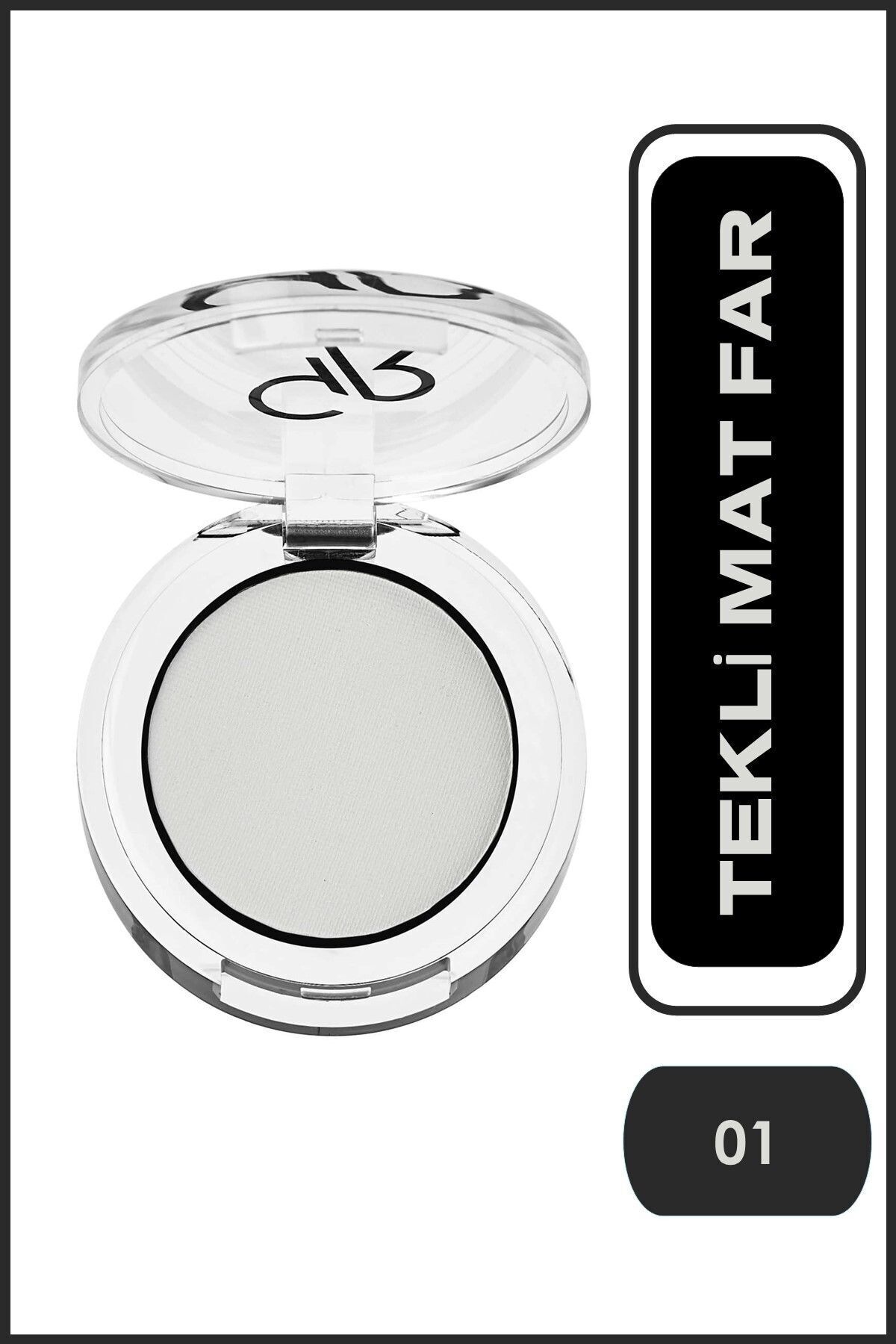 Golden Rose Soft Color Matte Mono Eyeshadow No: 01 -Tekli Mat Göz Farı