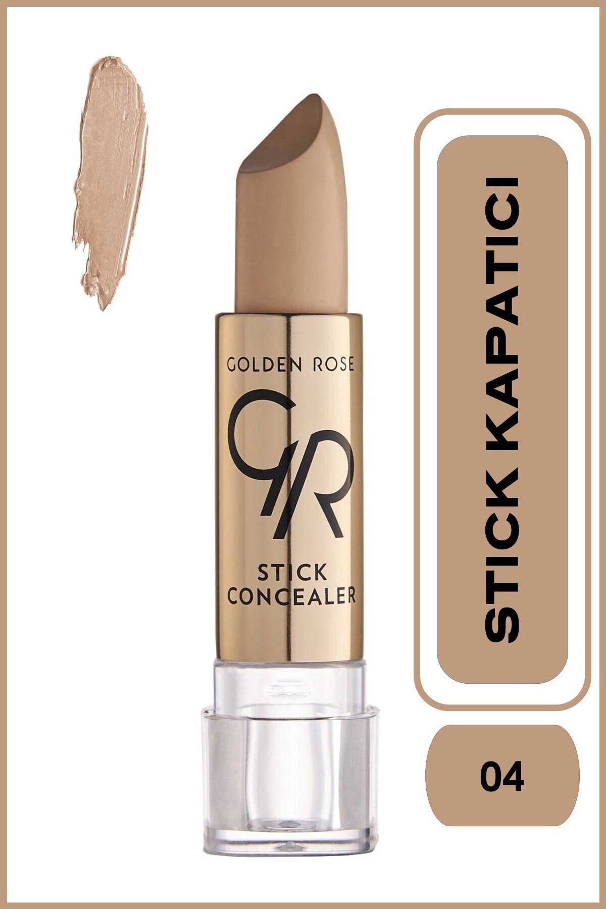 Golden Rose Stick Concealer No: 04 Nude - Stik Formda Yüksek Kapatıcı