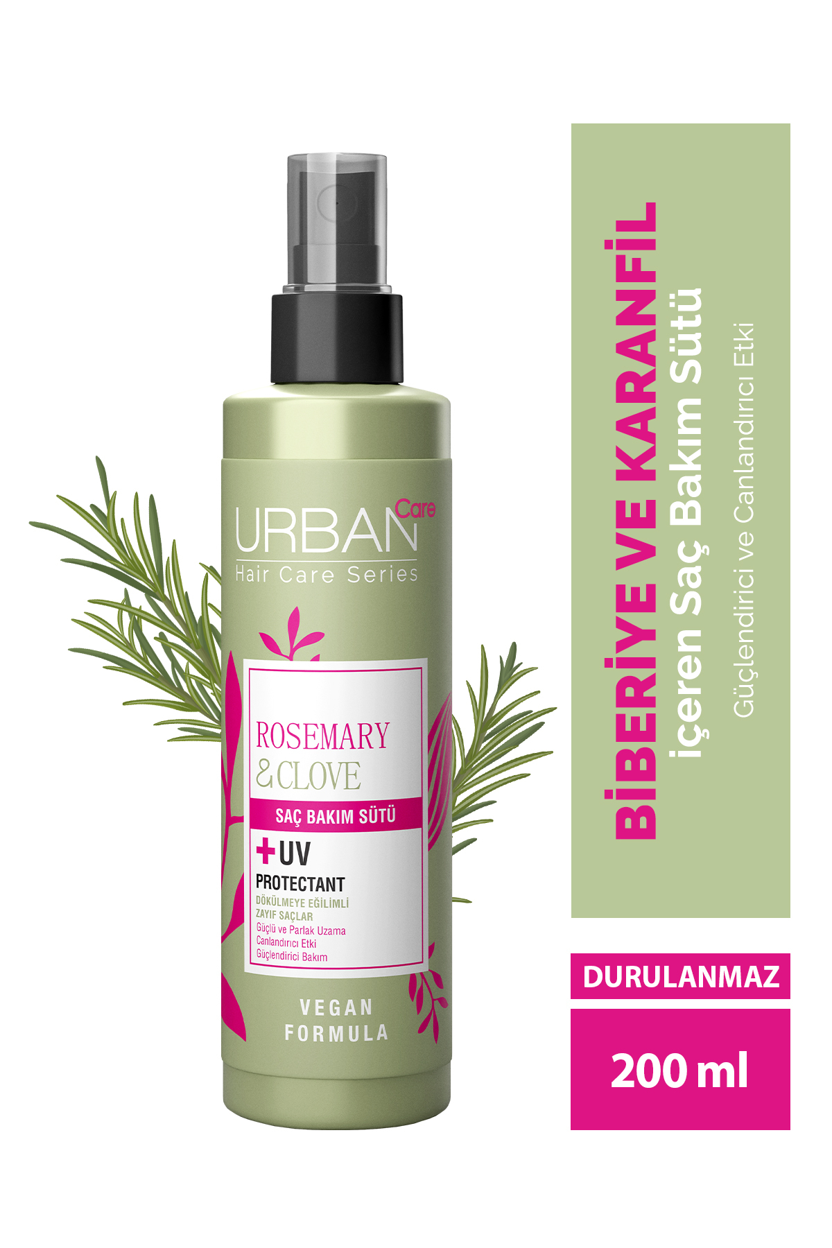 Urban Care Rosemary & Clove Biberiye Ve Karanfil Canlandırıcı Ve Güçlendirici Saç Bakım Sütü 200 ml