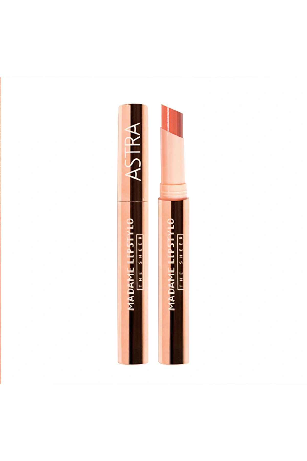 ASTRA MAKE-UP Madame Lipstylo The Sheer Parlak Ruj -02 Voila De Nude