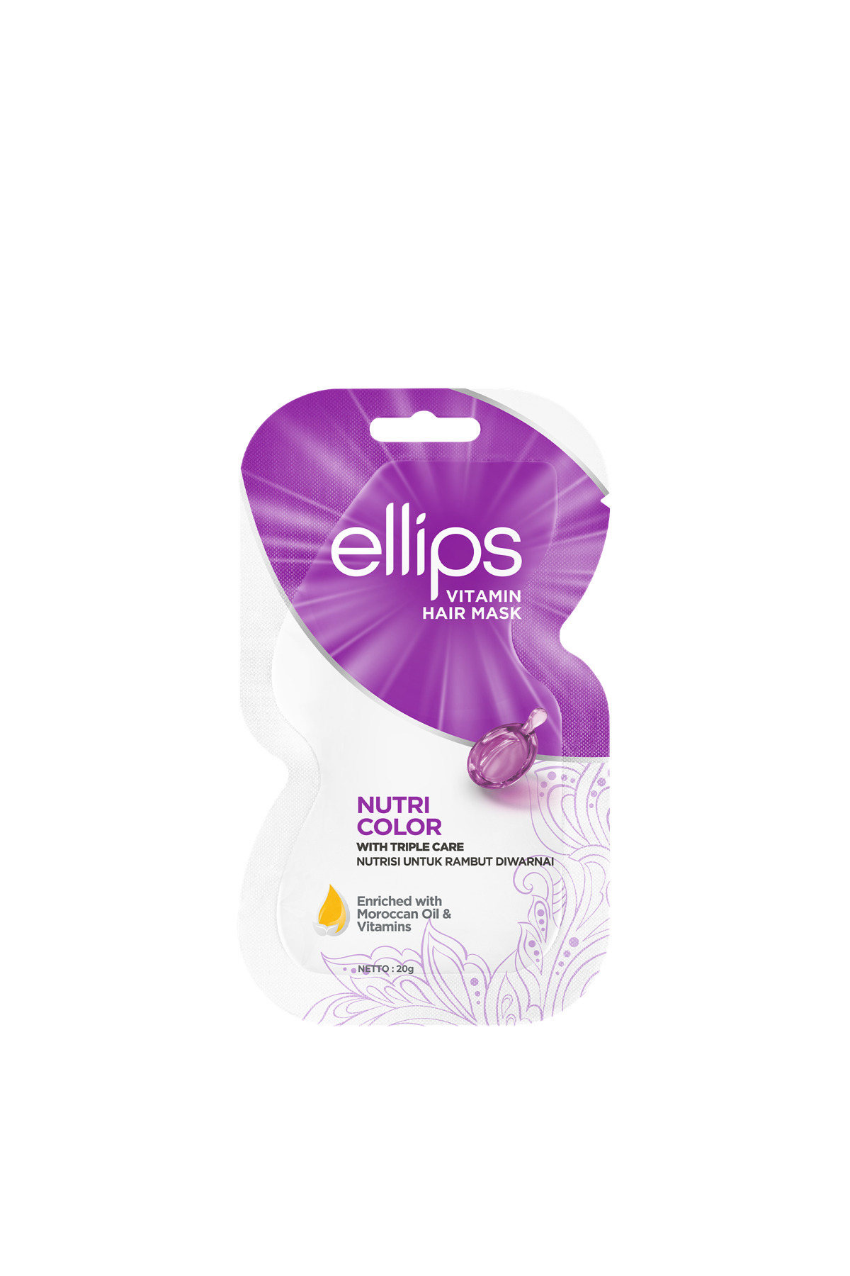 Ellips Nutri Color Boyalı Saçlara Özel Vitamin Maskesi 20 g