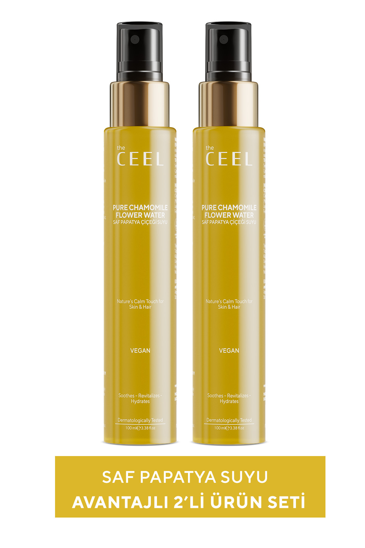 The Ceel 2'li Saf Papatya Suyu Saç Bakım Toniği 100 ml × 2