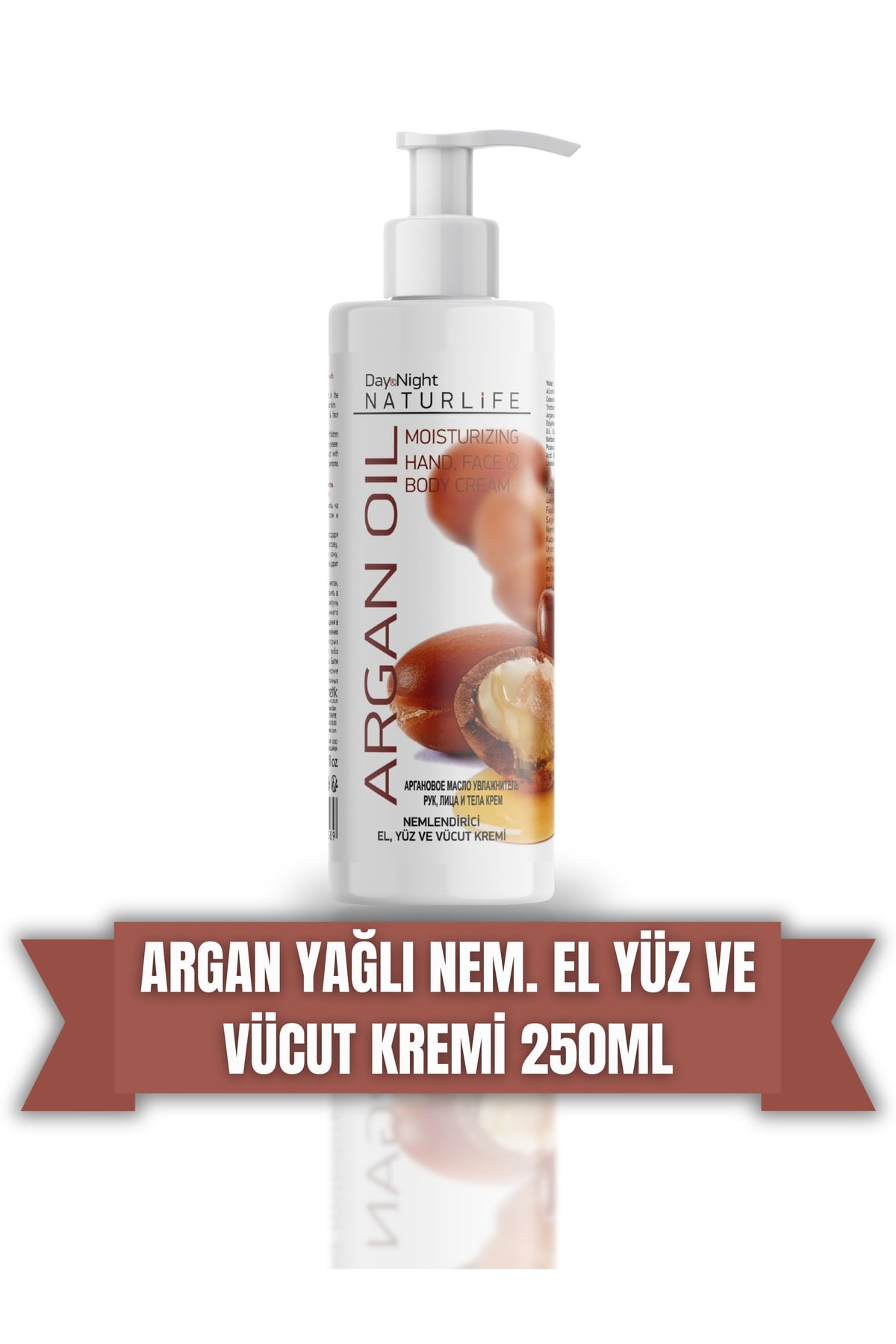 Naturlife Argan Yağlı El Yüz Ve Vücut Kremi 250 ml