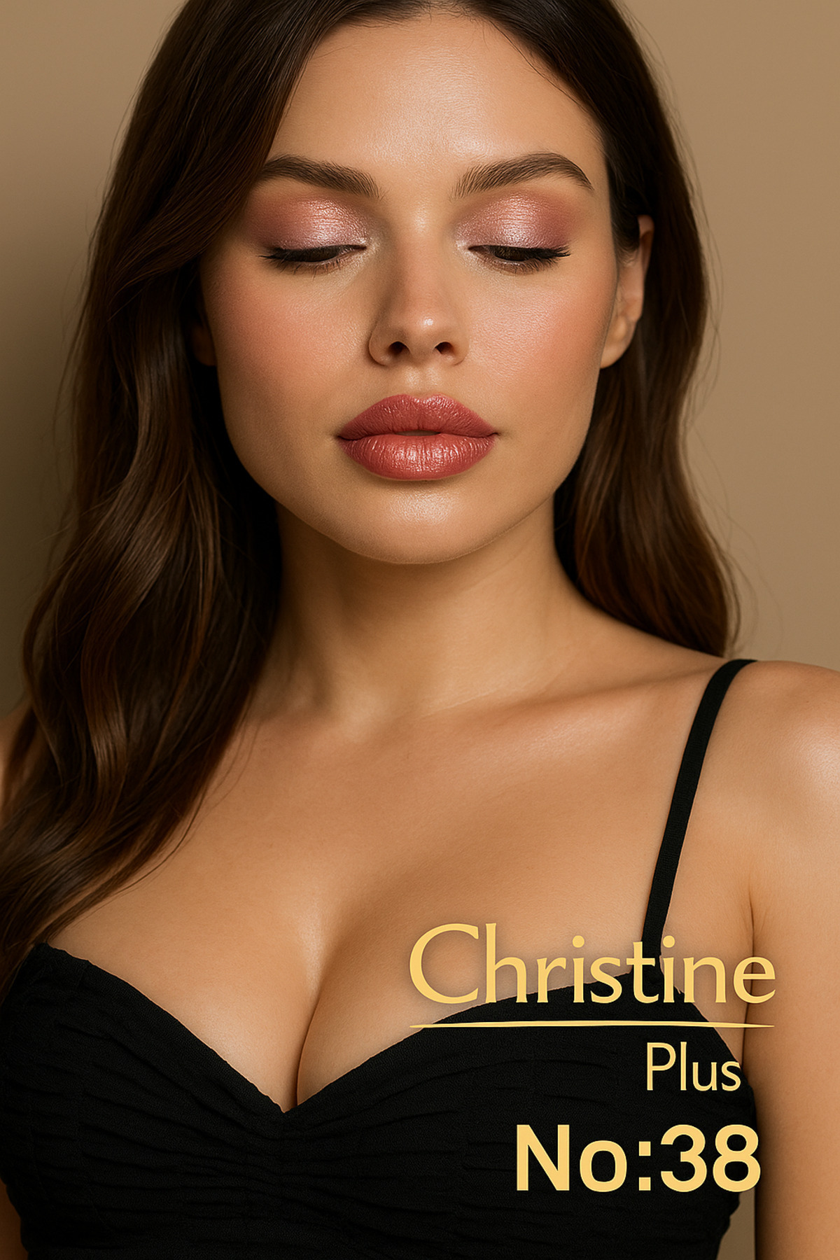 Christine Plus Toz Yapıda İnce Işıltılı Göz Farı – Açık Pembe No:38 (Eyeshadow)