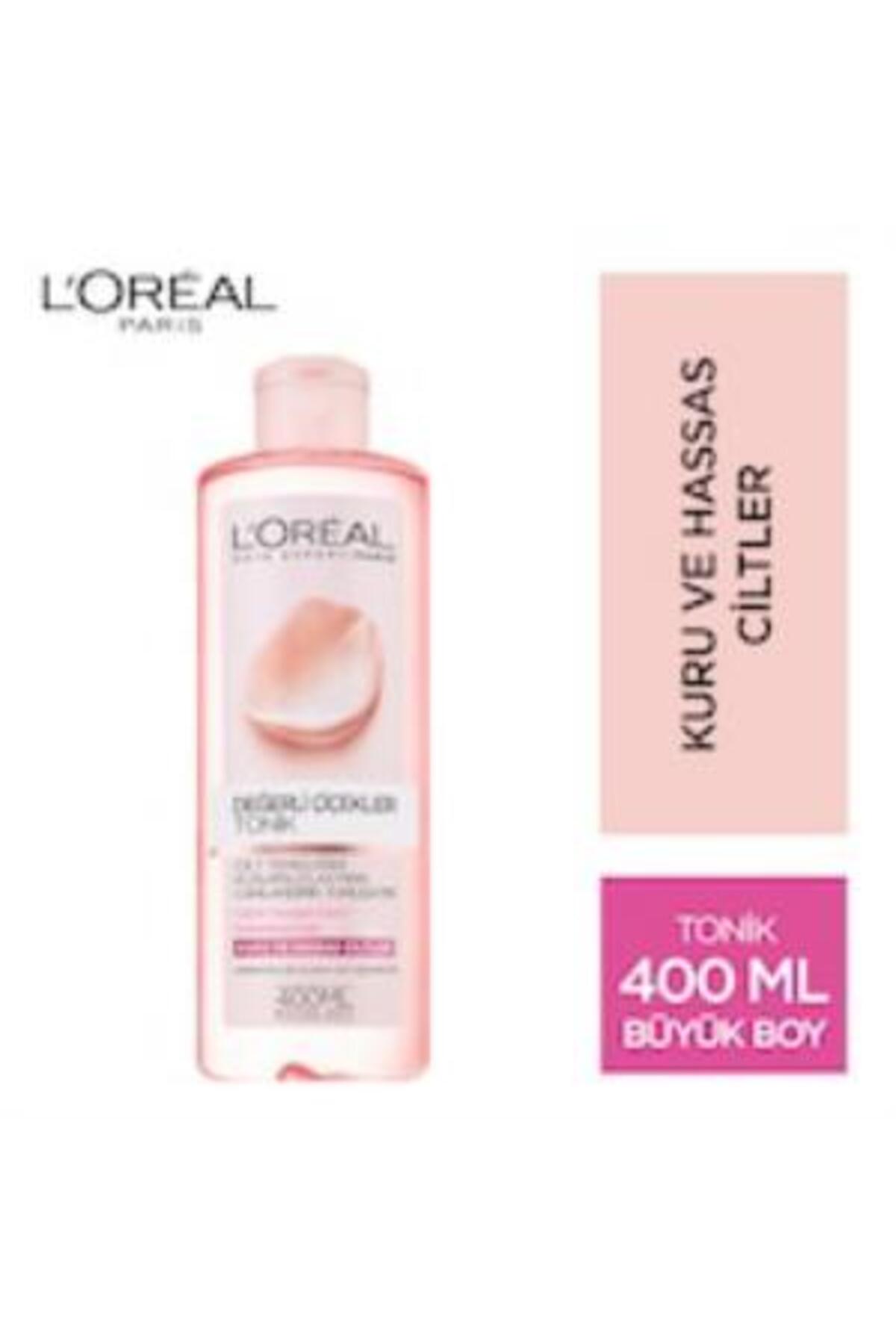 L'Oreal Paris Değerli Çiçekler Kuru Ve Hassas Cilt Tonik 400 Ml 3600523440139