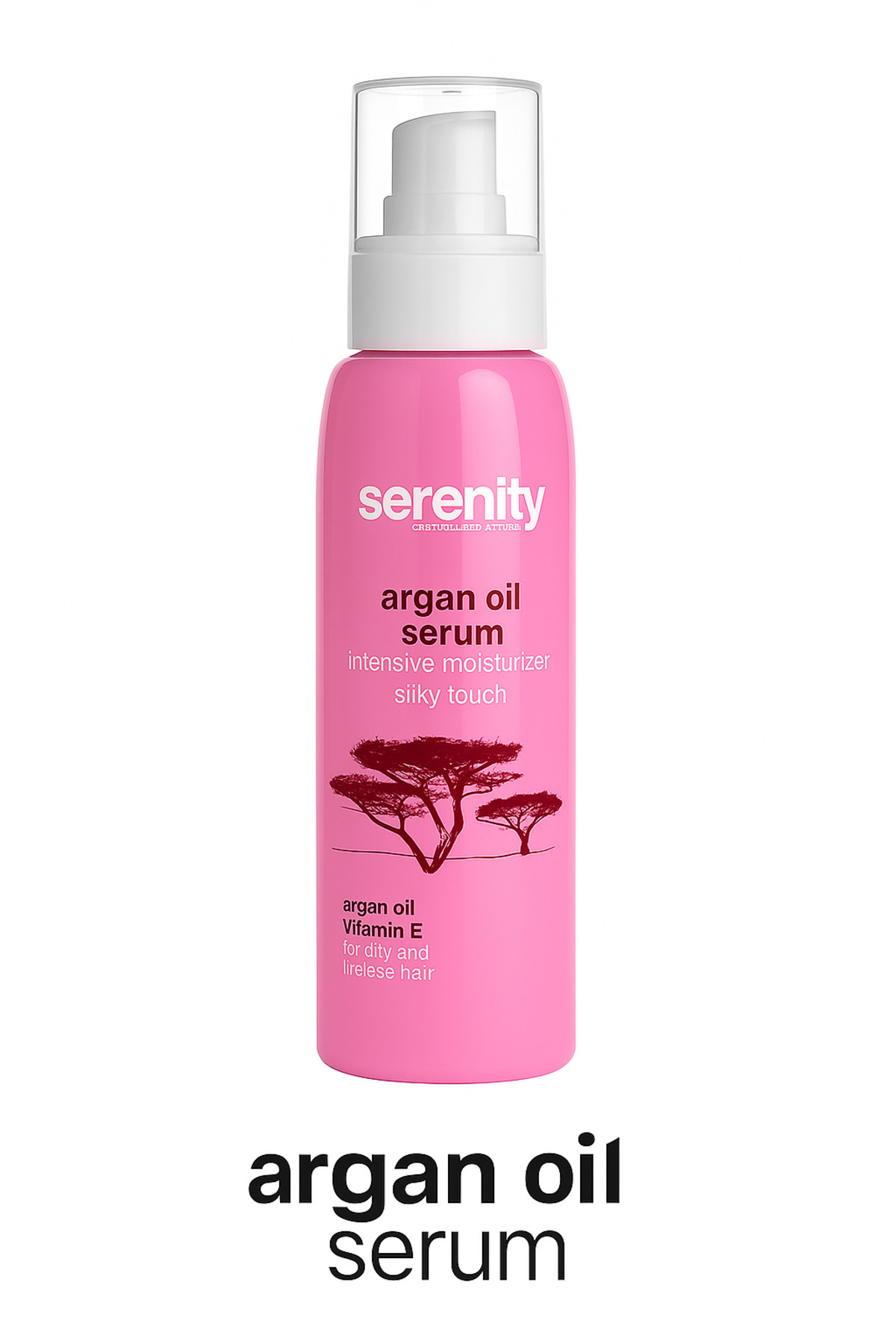 Serenity Plus Serenity Argan Yağı 100 ml – Kırık Uç Önleyici & Isı Koruyucu Saç Bakım Yağı
