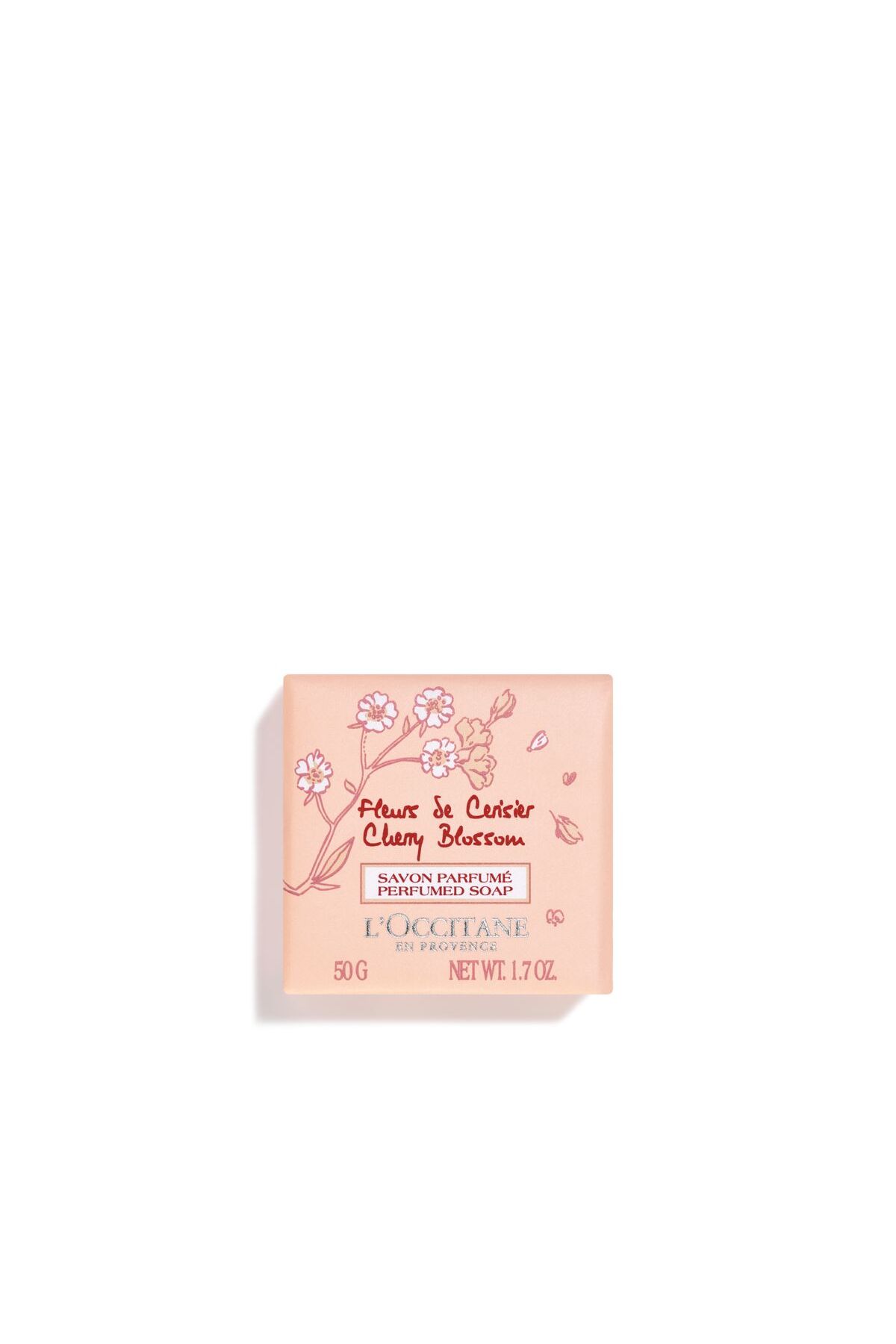 L'Occitane Fleurs de Cerisier Parfümlü Katı Sabun, Kiraz Özlü, 50 g