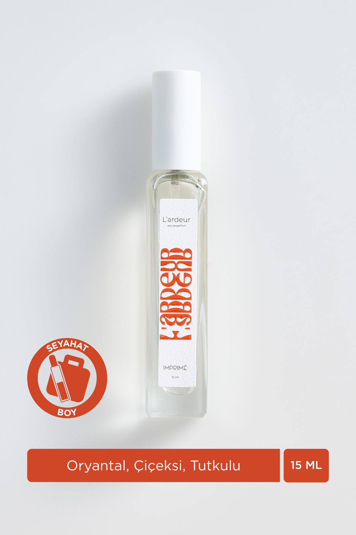 Imprime L'ardeur Edp Unisex Parfüm 15 ml Seyahat Boy | Oryantal, Çiçeksi | Ahududu, Safran, Manolya, Amber
