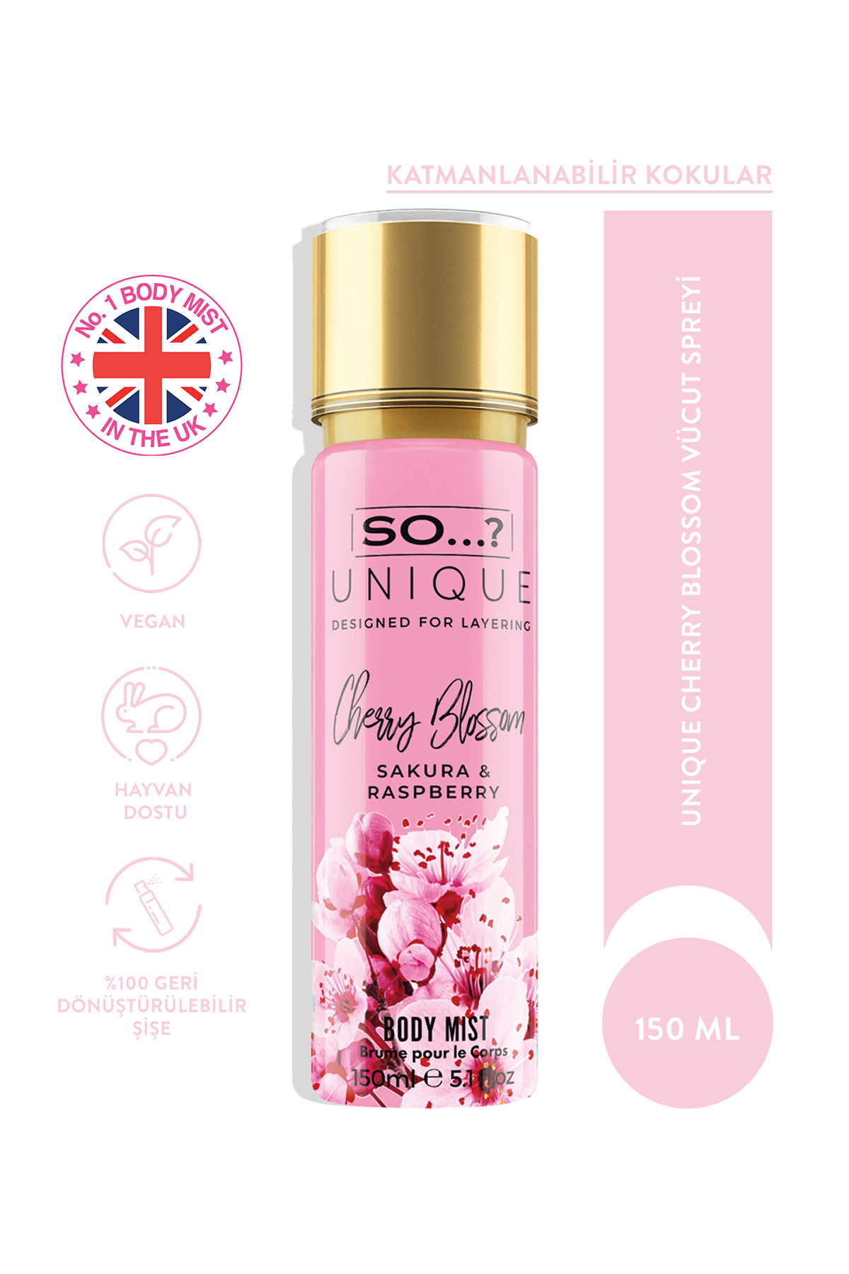 So Fragrance So…? Unique Cherry Blossom Vücut Spreyi 150ml