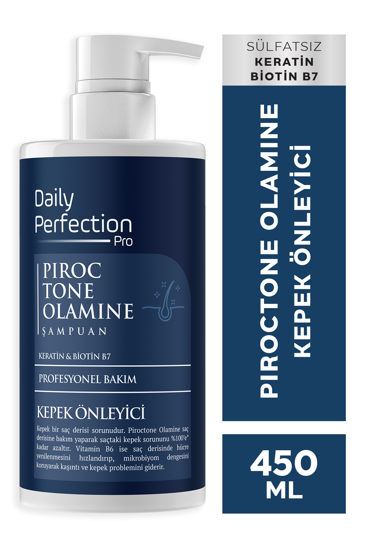 DAILY PERFECTION PRO Şampuan Piroctone Olamine 450 ml