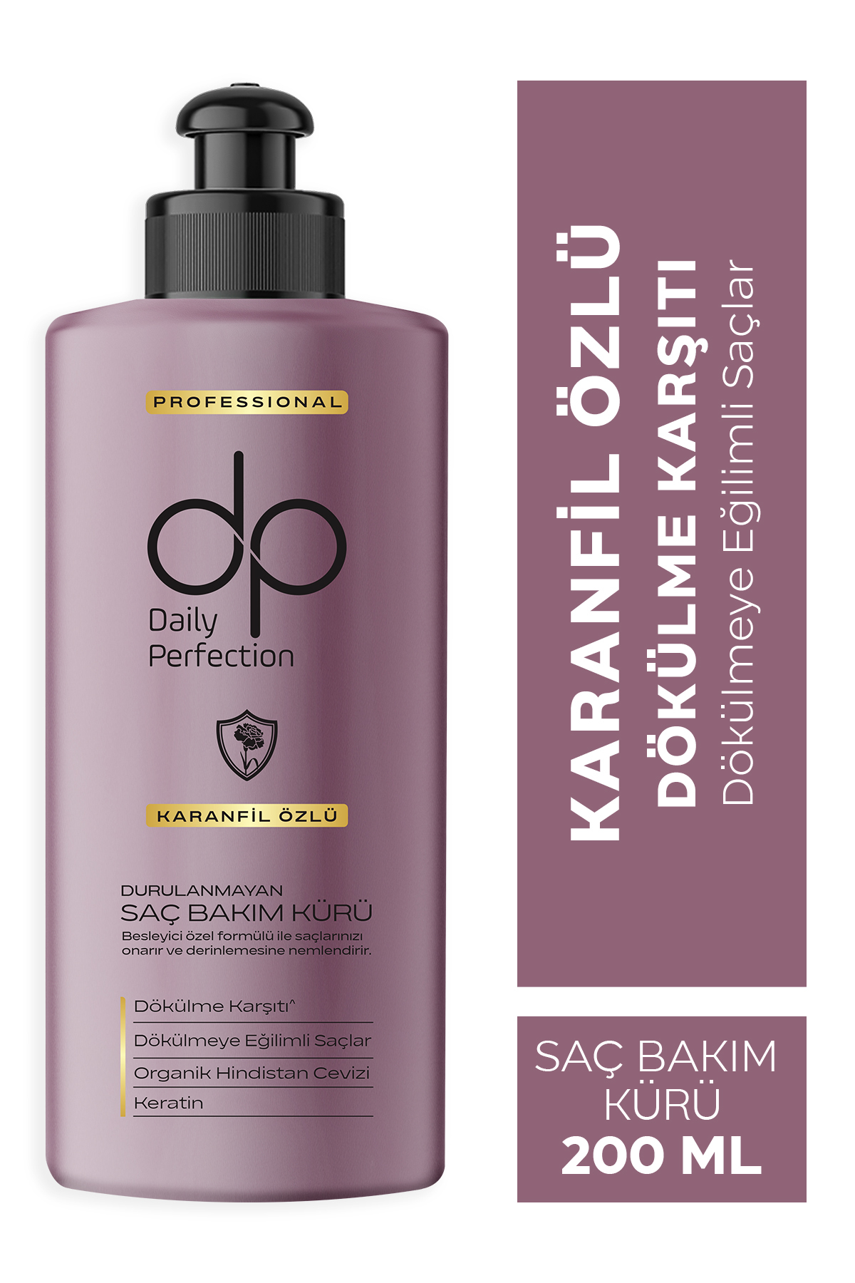dp Daily Perfection Karanfil Özlü Durulanmayan Saç Bakım Kürü 200 ml