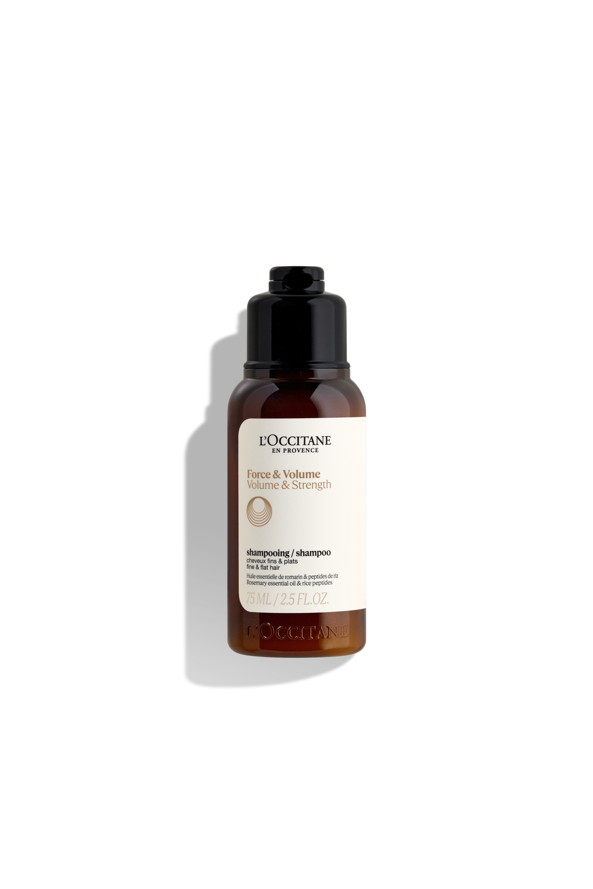 L'Occitane Hacim ve Dolgunluk Veren Şampuan, Seyahat Boy, Biberiye Yağı İçeren, 75 ml