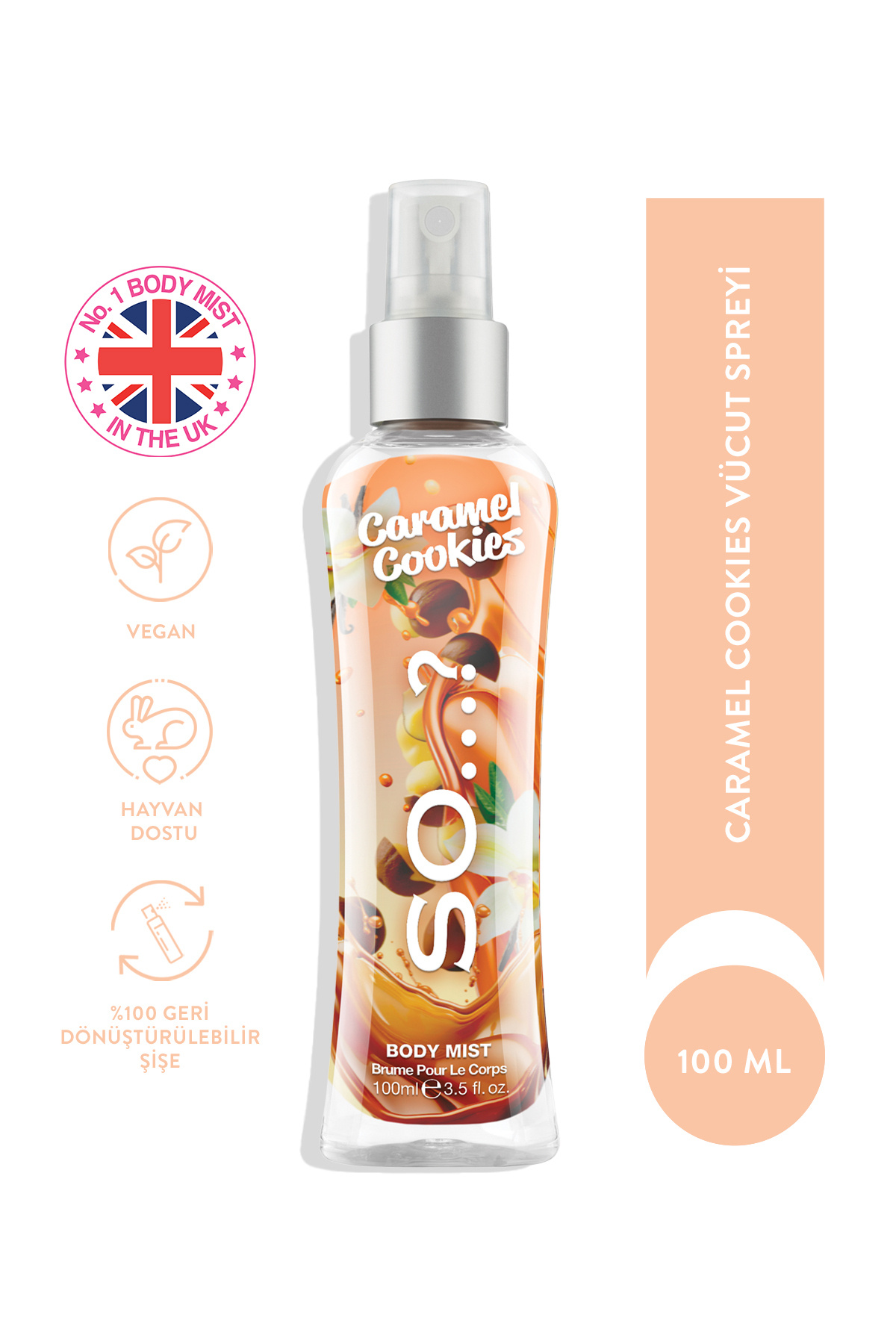 So Fragrance So…? Caramel Cookies Vücut Spreyi 100ml