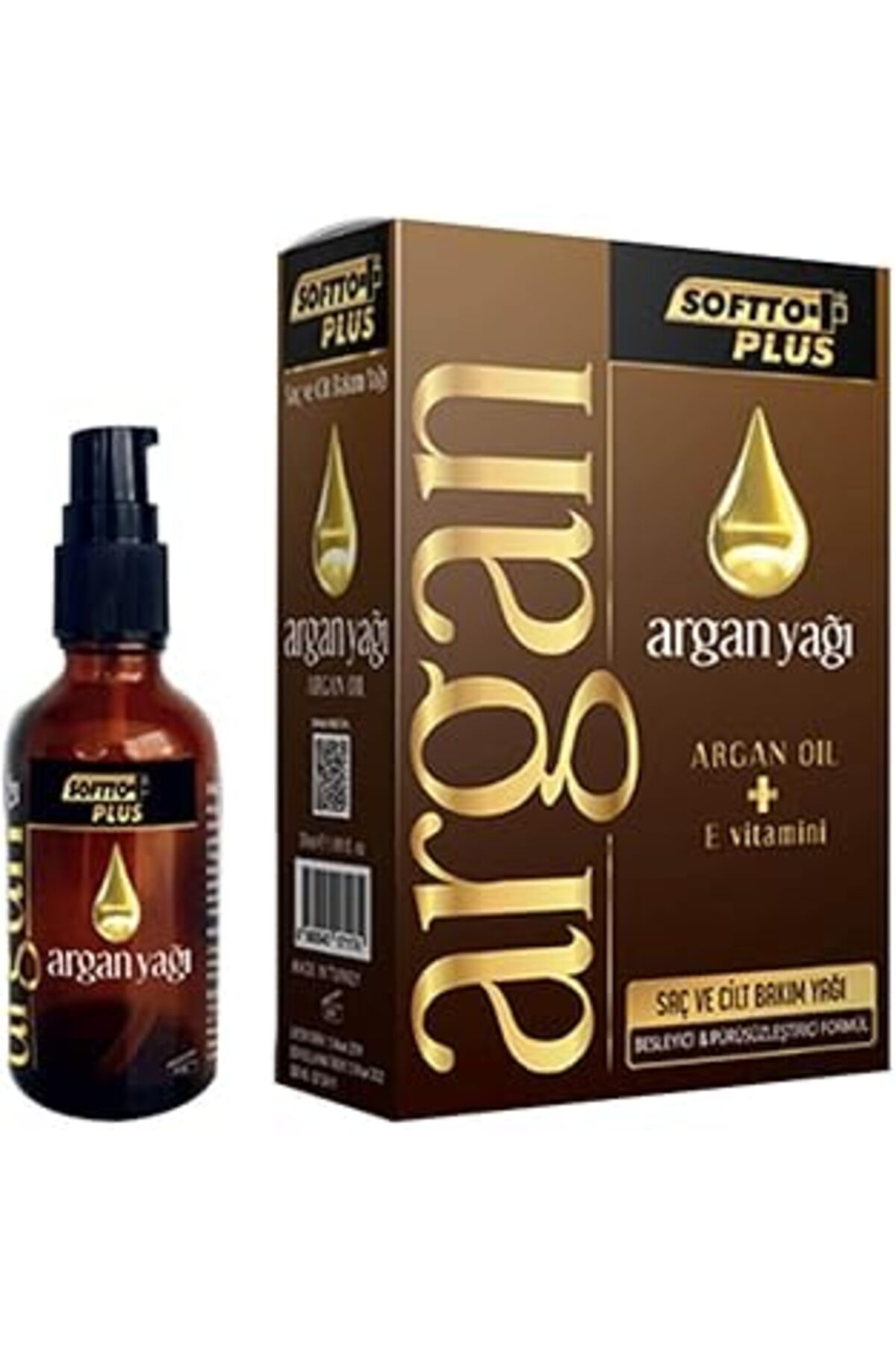 Softto Plus Argan Saç Bakım Yağı (50 Ml)