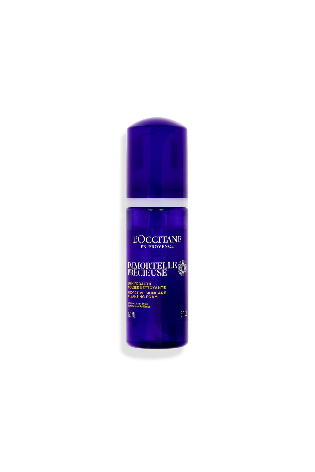 L'Occitane Immortelle Precious İlk Yaşlanma Belirtileri için Temizleyici Köpük, Ölmezotu Yağı İçeren, 125 ml