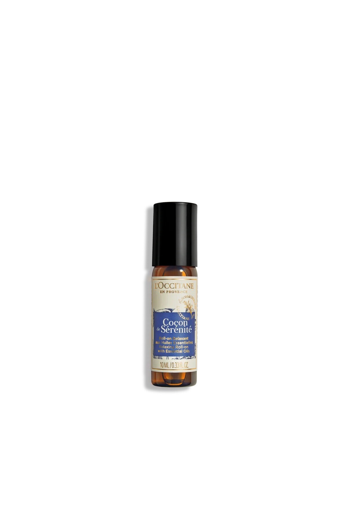L'Occitane Cocon de Sérénité Esansiyel Yağ Karışımlı Roll-on, Aromaterapik ve Narenciye Notaları ile Rahatlatıcı, 10 ml