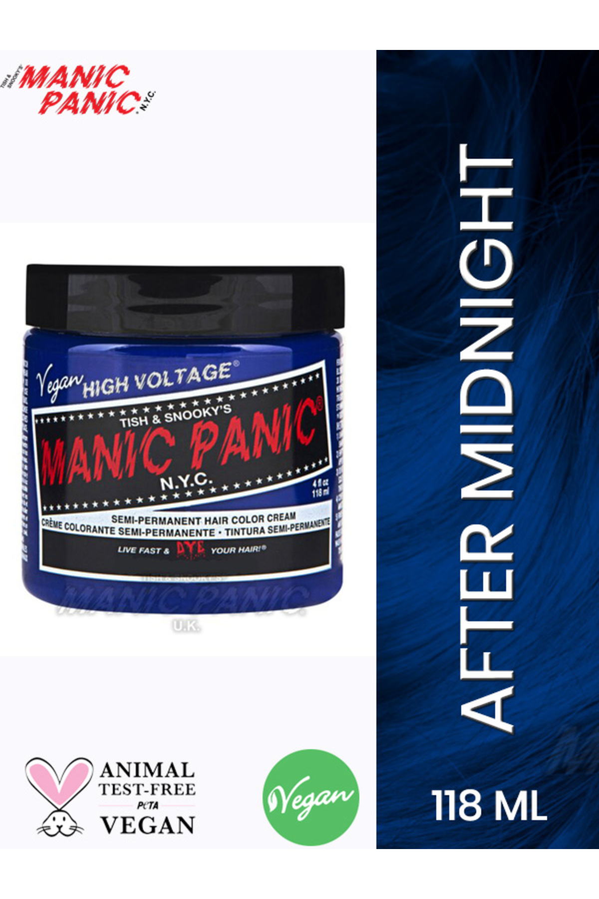 Manic Panic After Midnight® - Classic High Voltage® Saç Boyası 118ml