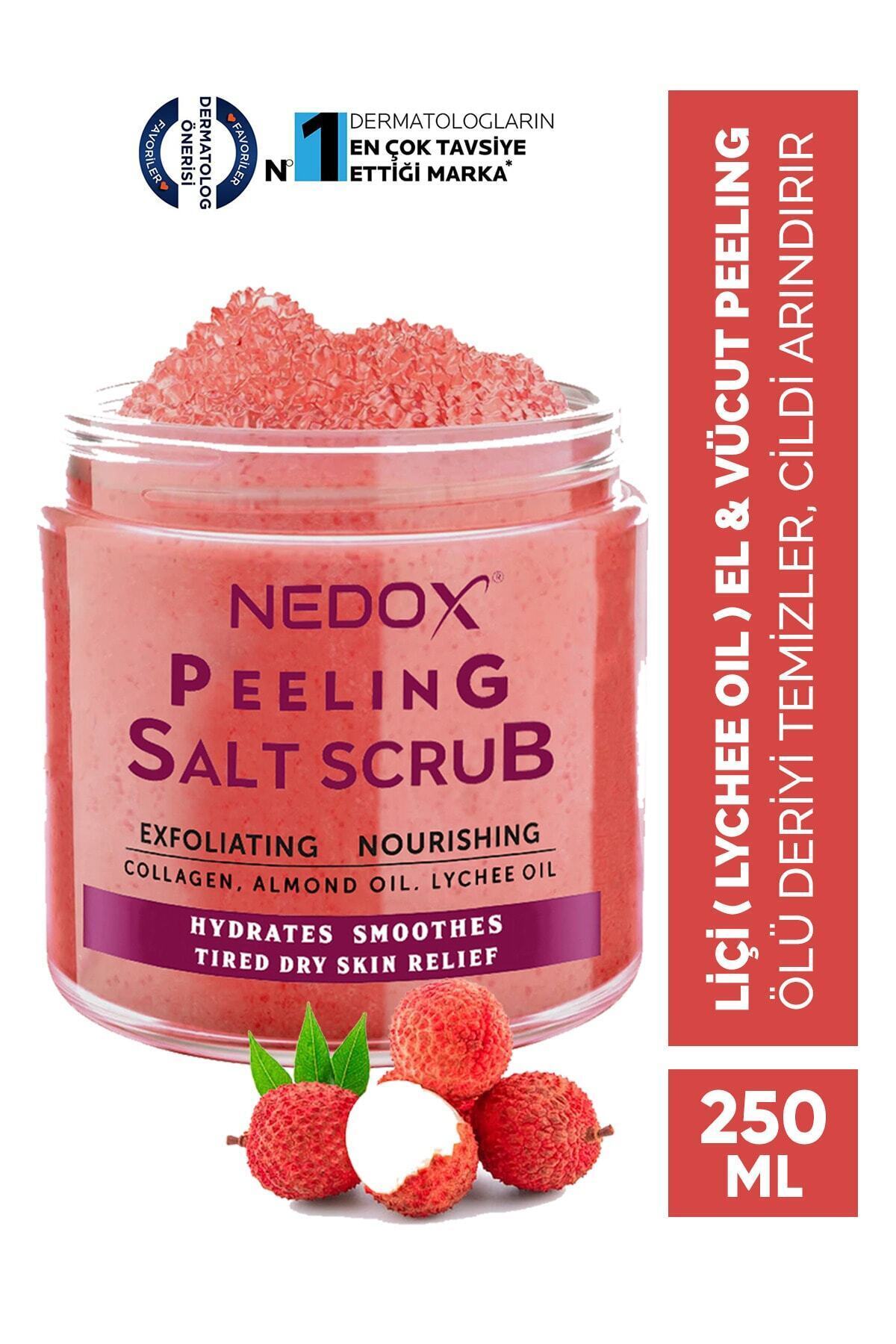 NEDOX Liçi (LYCHEE OİL) Besleyici, Arındırıcı Ve Nemlendirici El & Vücut Peelingi 250 ml
